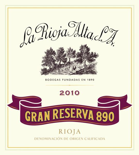 La Rioja Alta '890' Rioja Gran Reserva 2011 :: Spanish Red