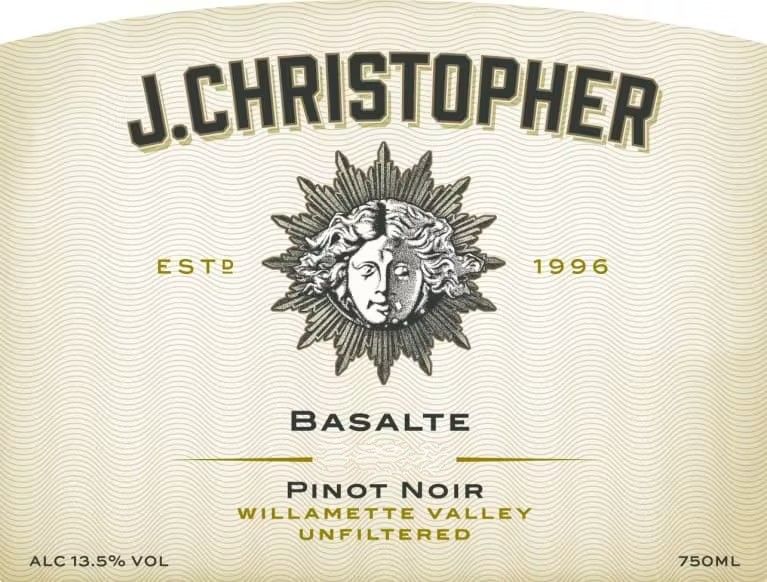 J. Christopher 'Basalte' Pinot Noir 2020 :: Pinot Noir