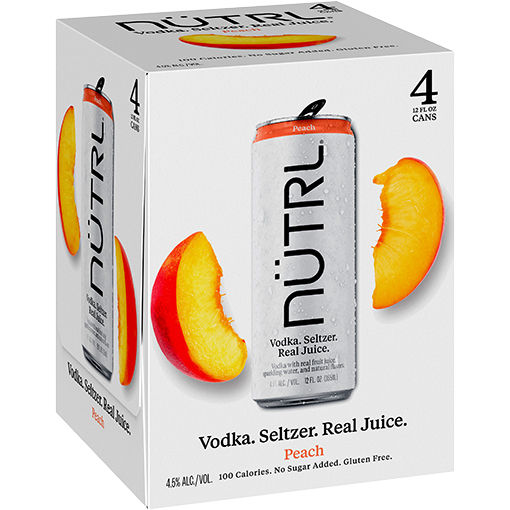 Nutrl Peach 4PK