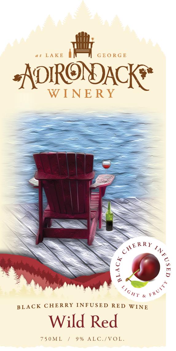 Adirondack Winery 'Wild Red' Red NV :: New York Red