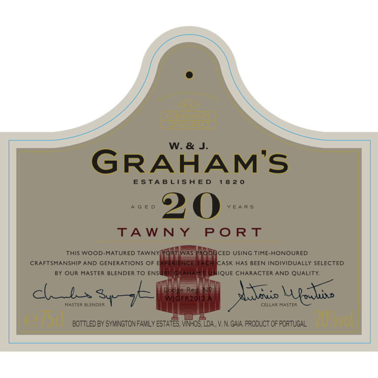 Graham's 20year Tawny Port 750ml :: Port, Madeira & Sherry