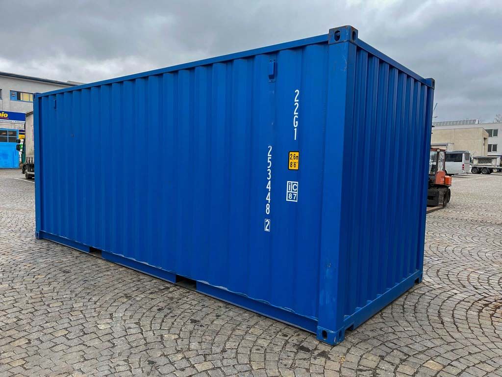 20 Fuß Container RAL 5010 2