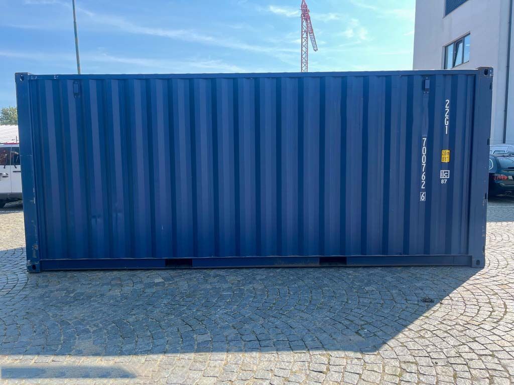 20 Fuß Container Kobaltblau 5