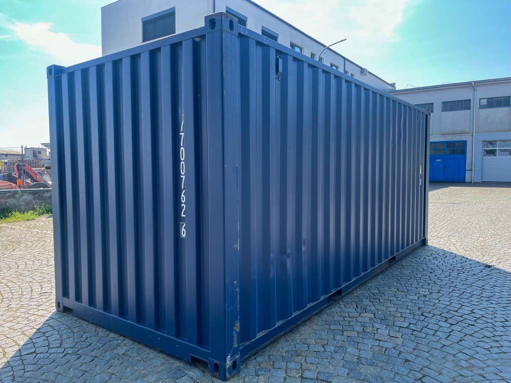 20 Fuß Container Kobaltblau 3