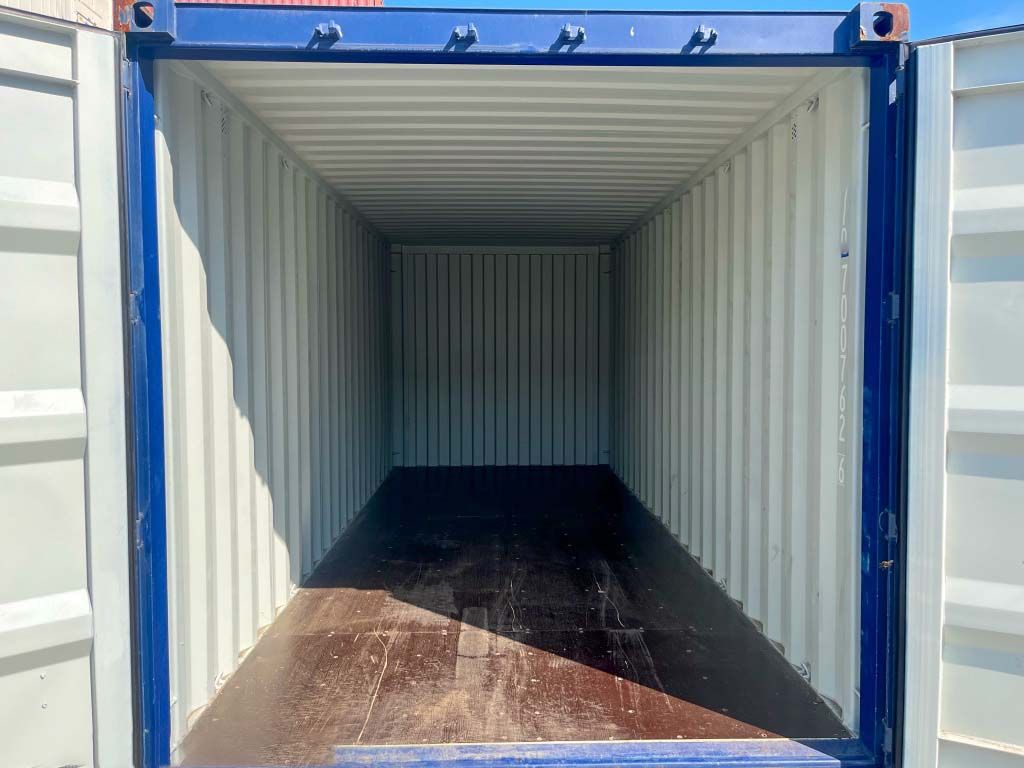 20 Fuß Container Kobaltblau 8