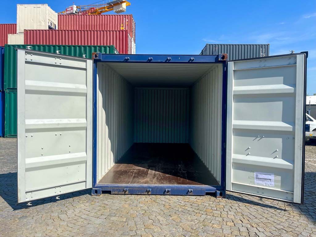 20 Fuß Container Kobaltblau 4