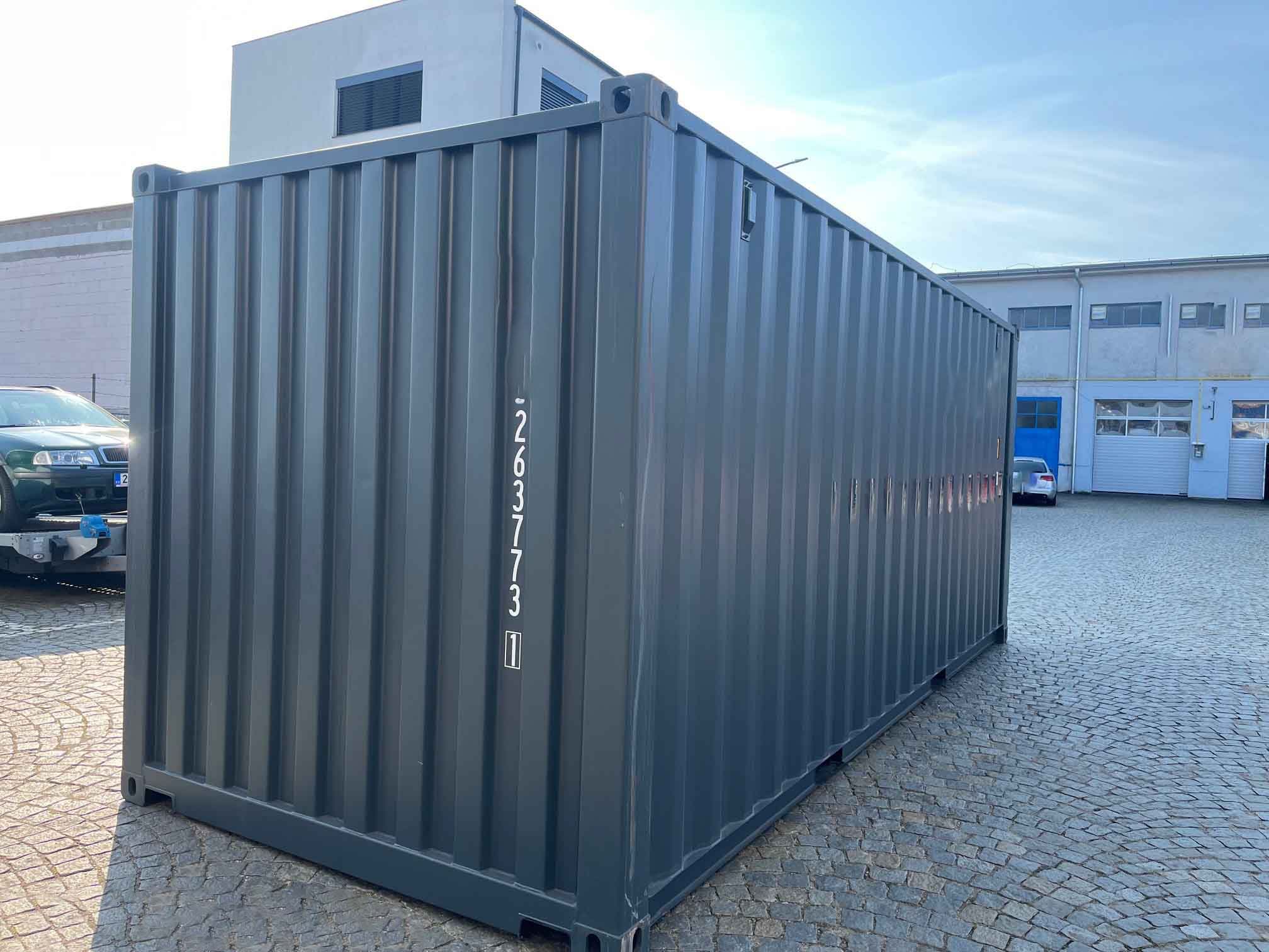 20 Fuß Container Anthrazitgrau 2