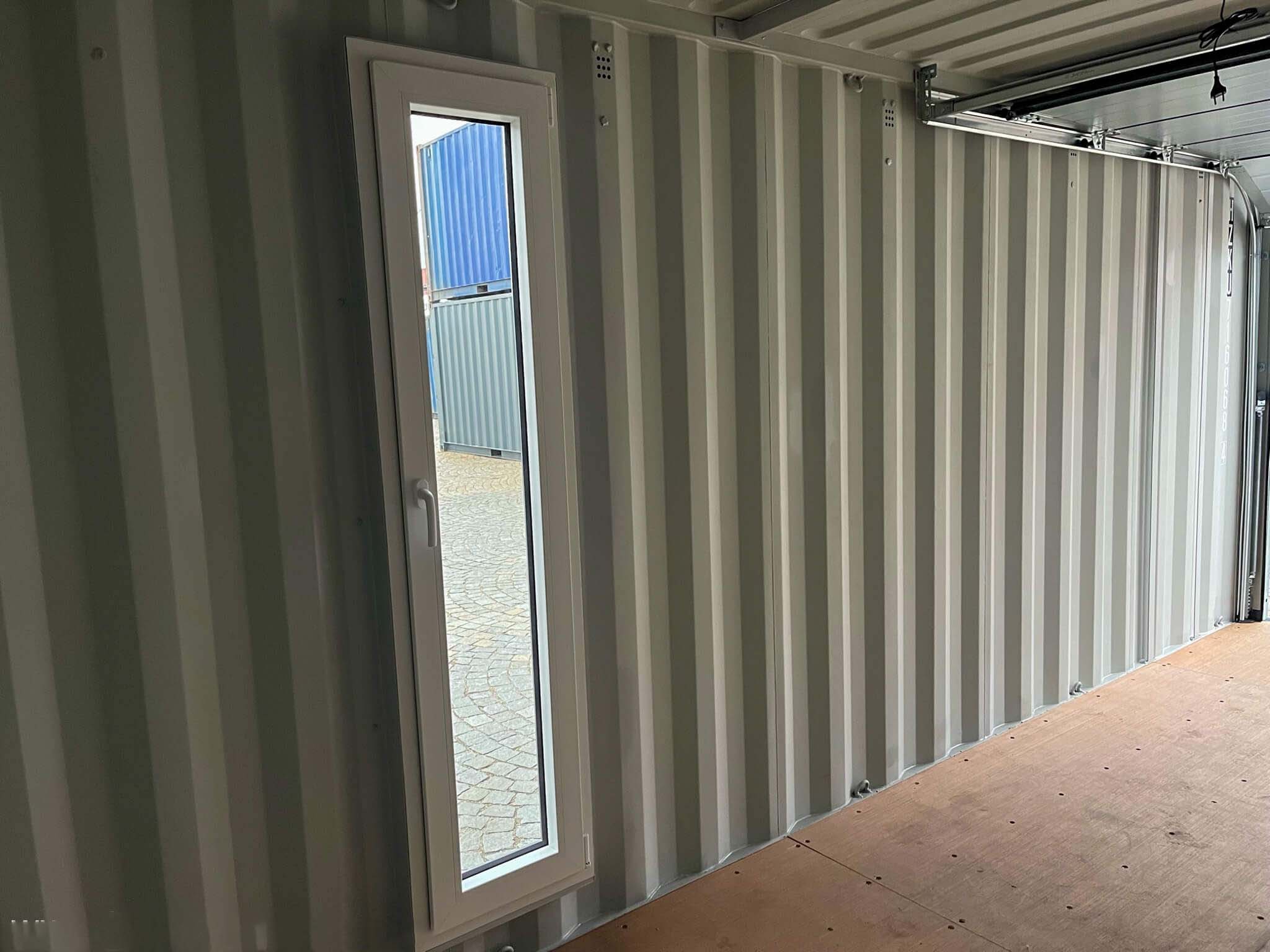 20 Fuß Container Garage in Anthrazitgrau 5