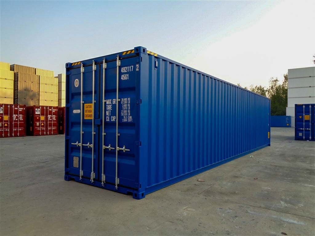 40 Fuß High Cube Container Blau 5