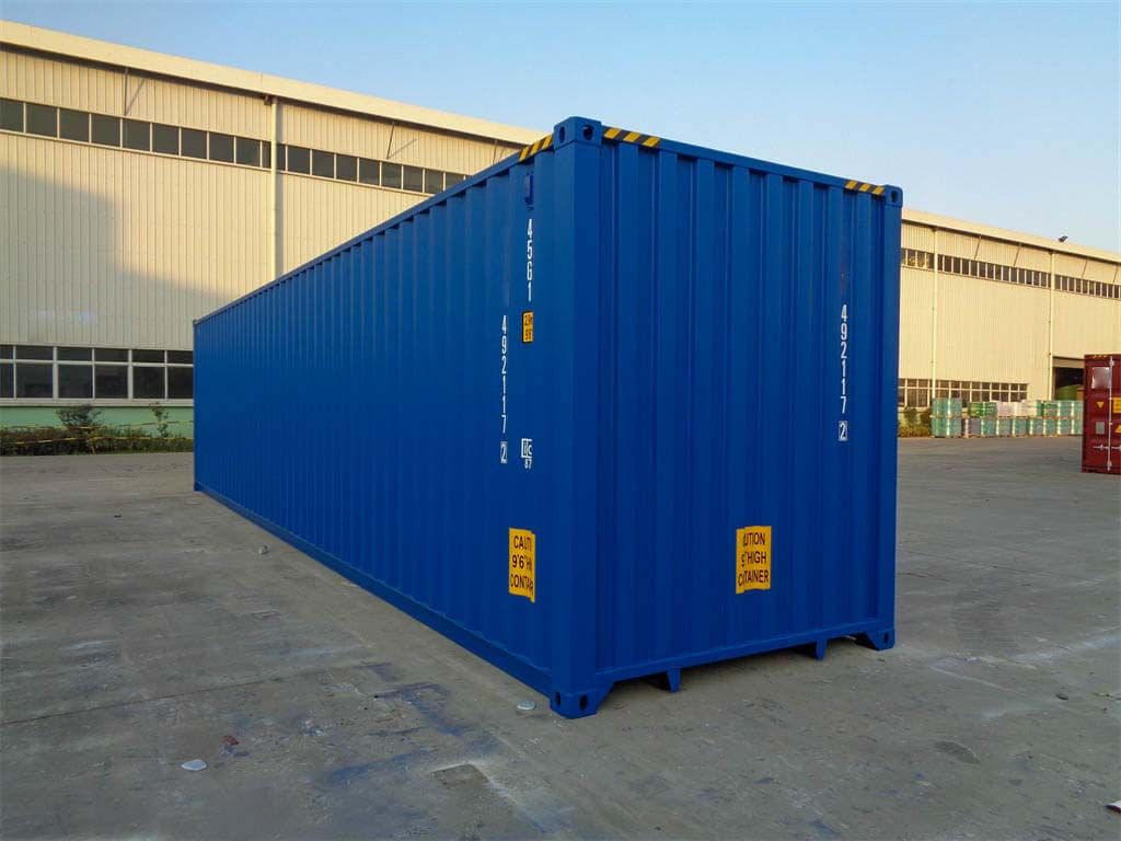 40 Fuß High Cube Container Blau 3
