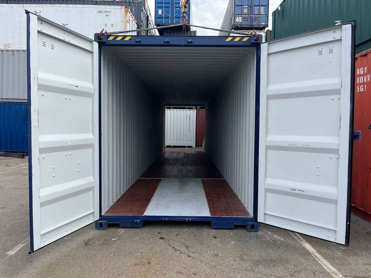 40 Fuß High Cube Container mit Doppeltür RAL 5013 4