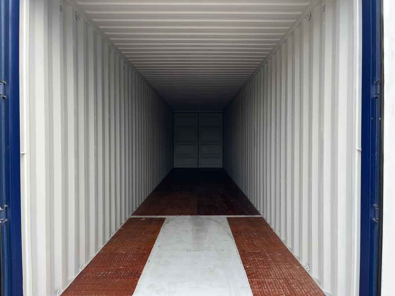 40 Fuß High Cube Container mit Doppeltür RAL 5013 5