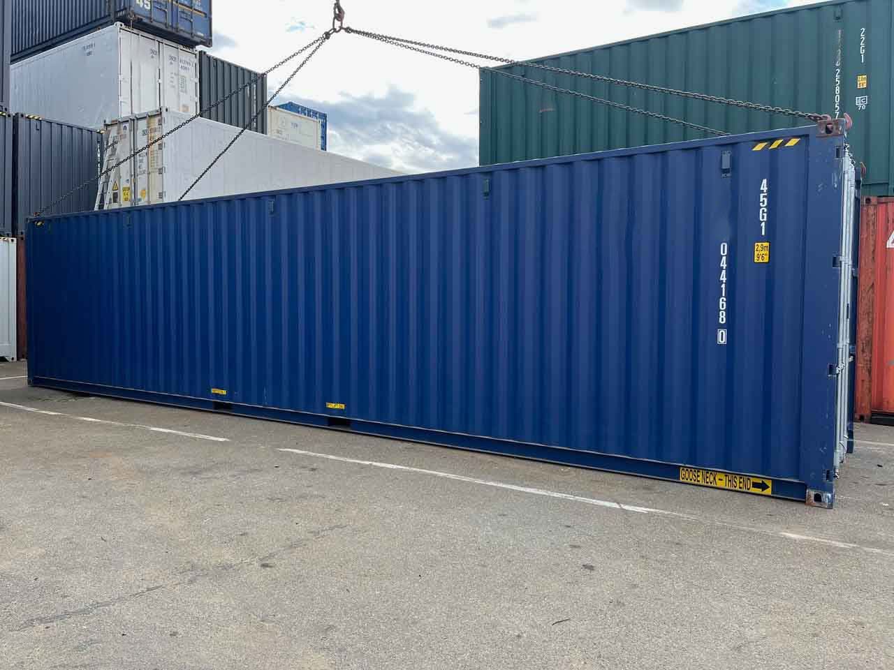 40 Fuß High Cube Container mit Doppeltür RAL 5013 2
