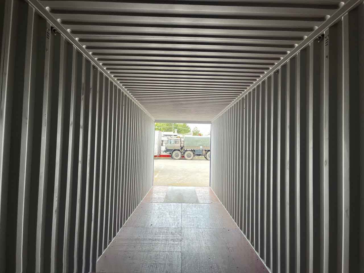 40 Fuß High Cube Container mit Doppeltür RAL 5013 3