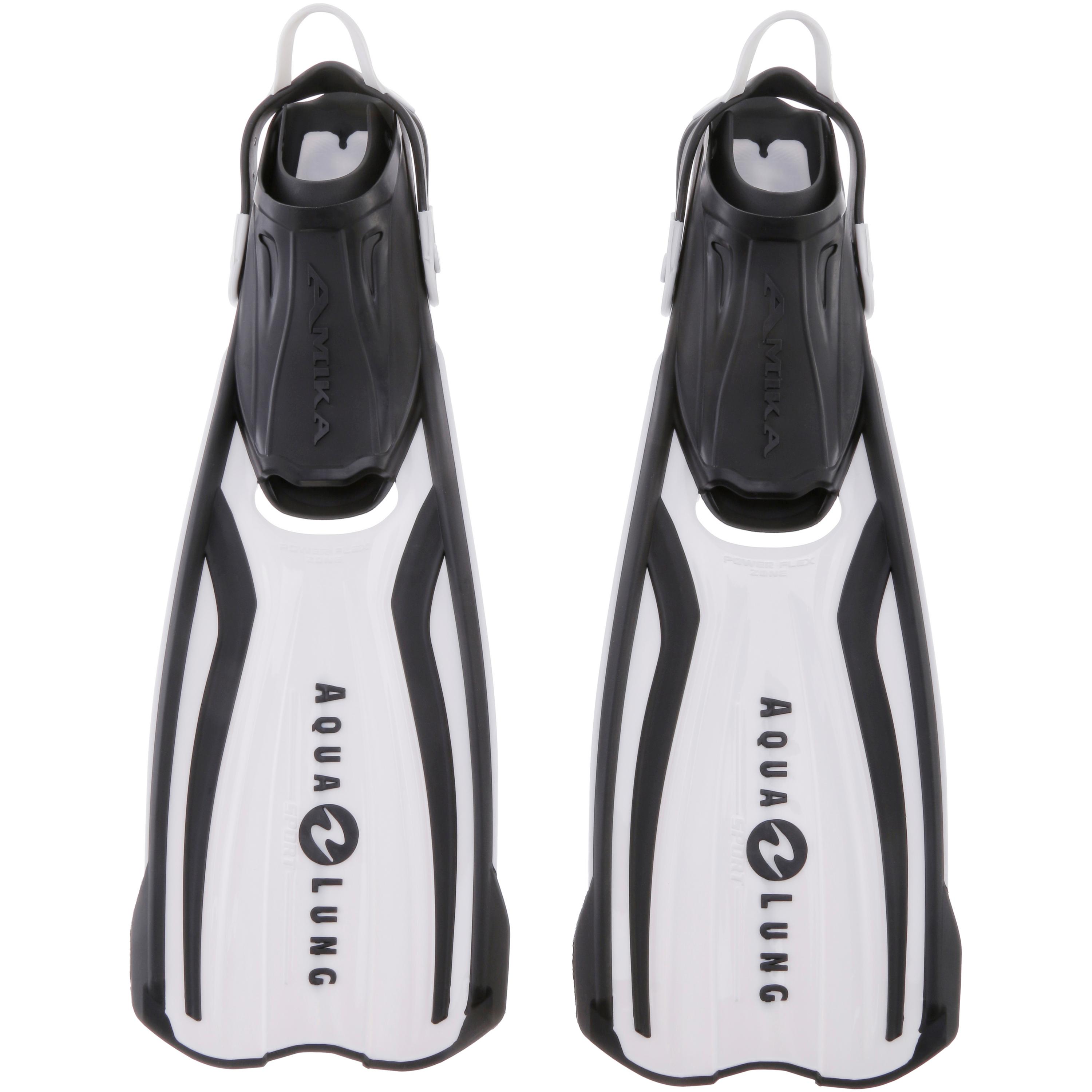 Aqualung Schnorchelflossen Damen/Herren Aqualung Amika schwarz/weiss