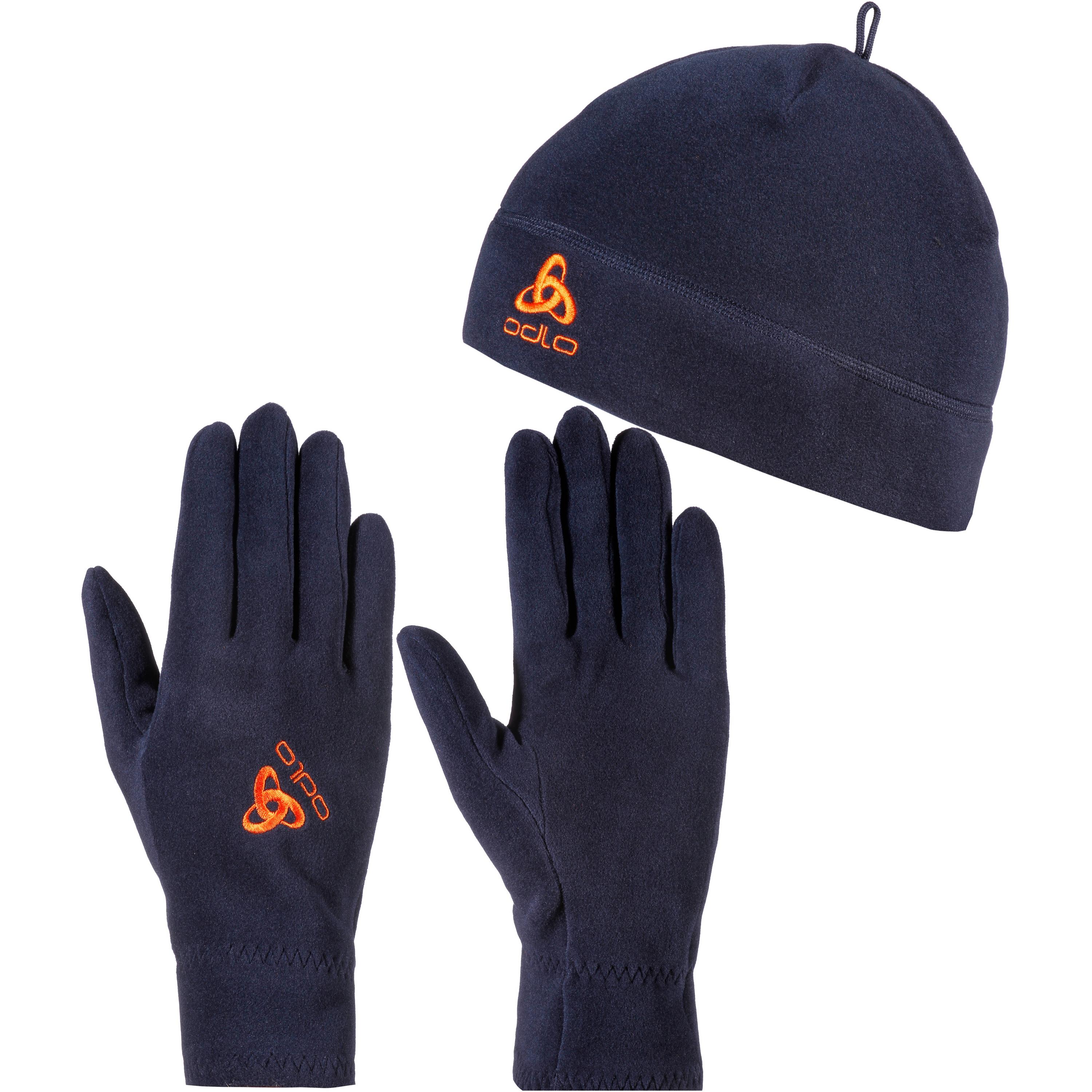 Odlo MICROFLEECE Set Mütze und Handschuhe