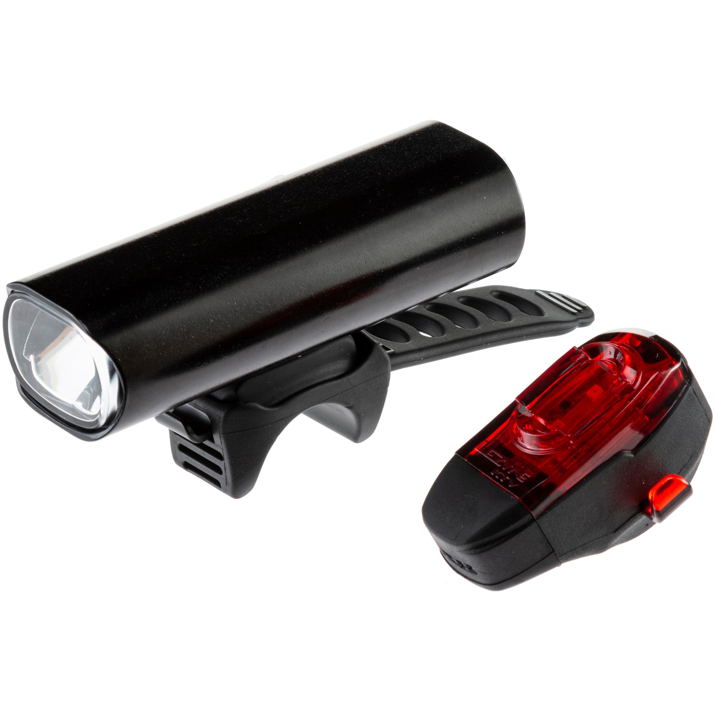 Lezyne Beleuchtungsset Hecto Pro 65 + KTV Fahrradbeleuchtung