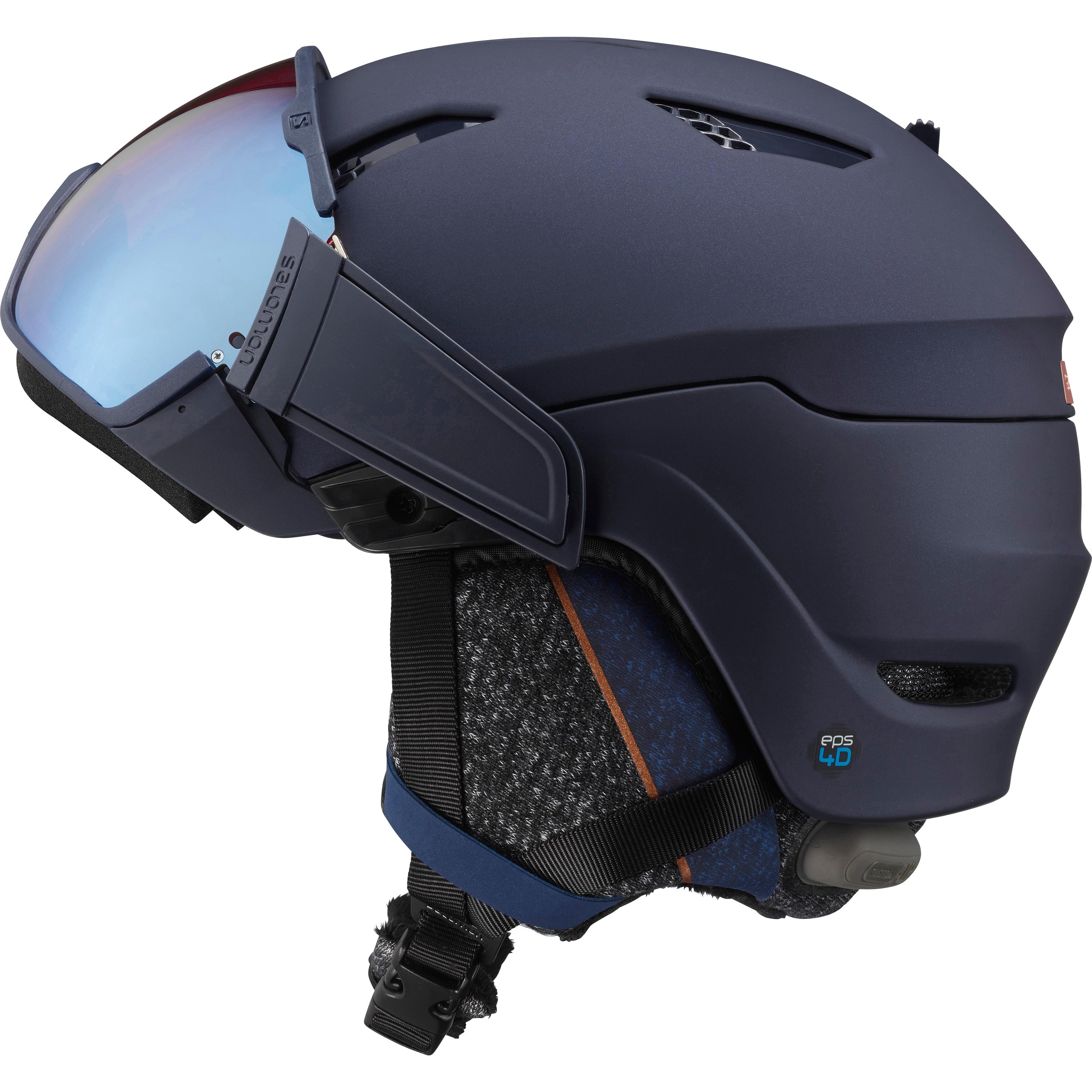 Salomon MIRAGE CA SIGMA Wisteria/S.Blu Skihelm Damen