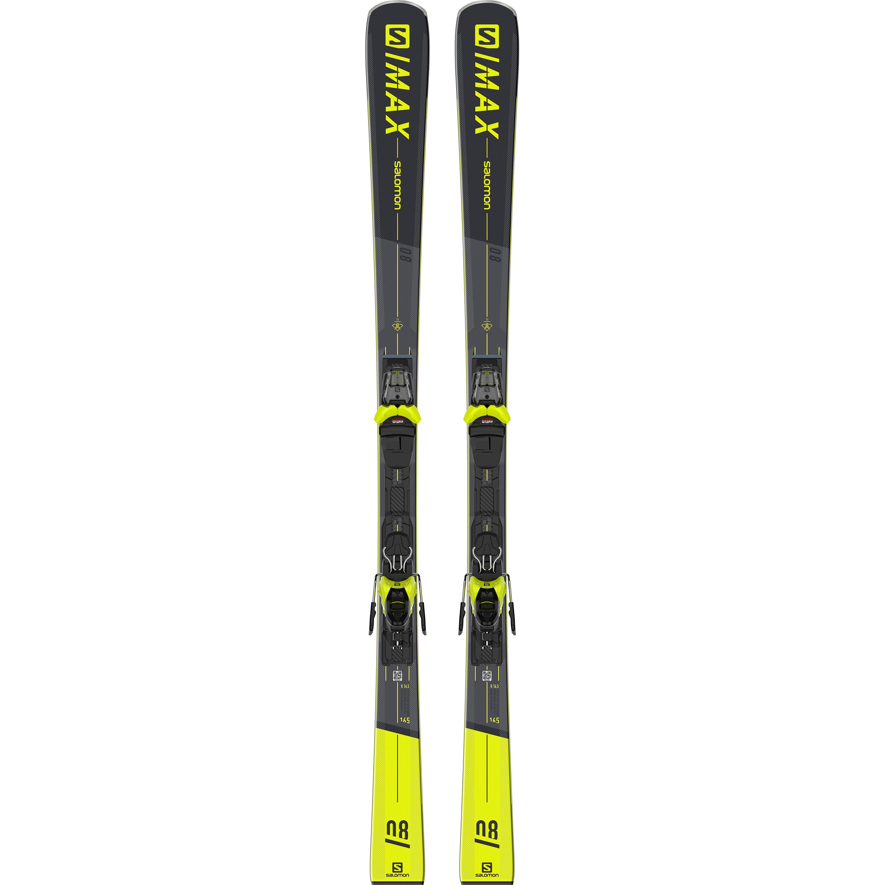 Salomon E S/MAX 8 + M11 GW L80 Gy All-Mountain Ski