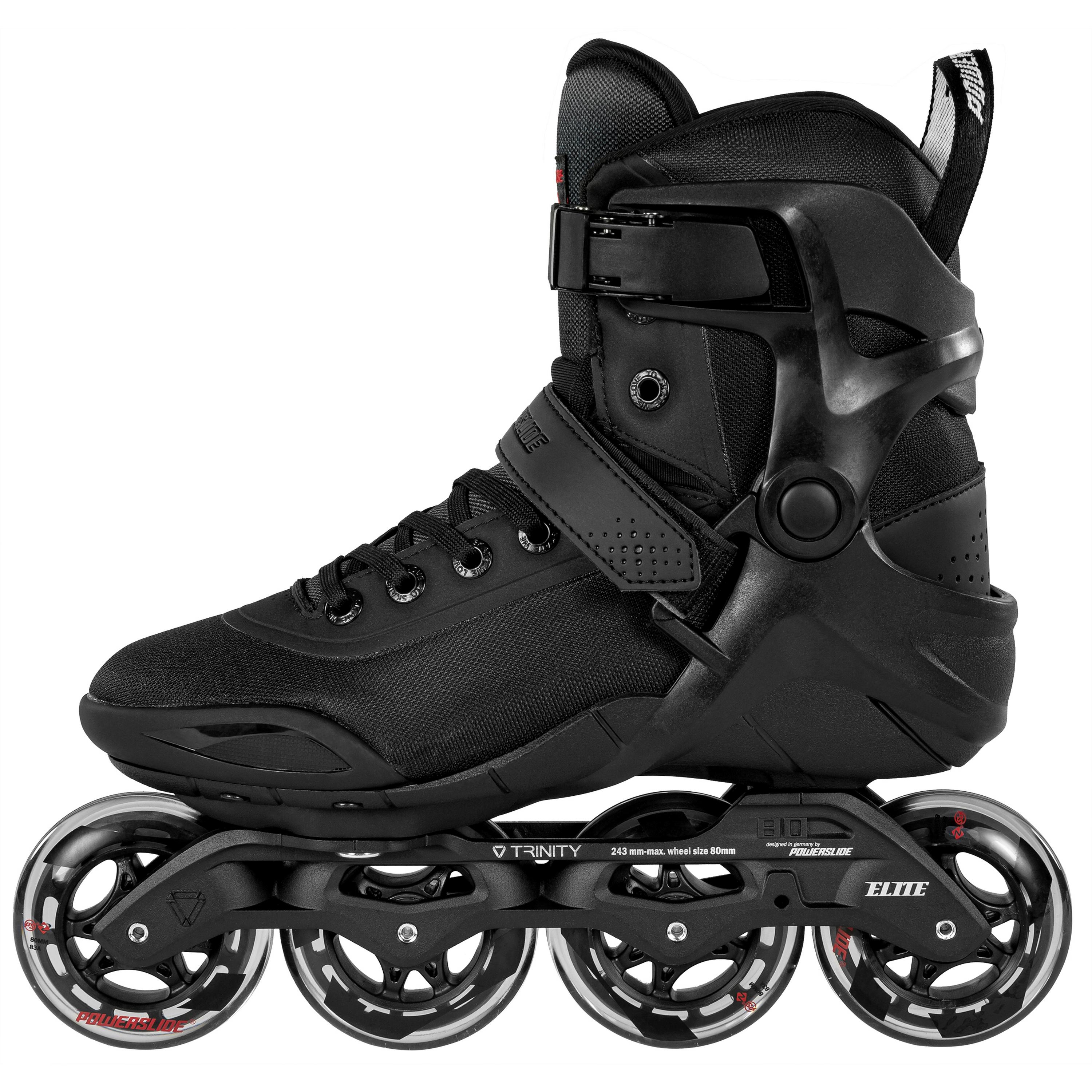POWERSLIDE Radon Black 80 Fitness Skates