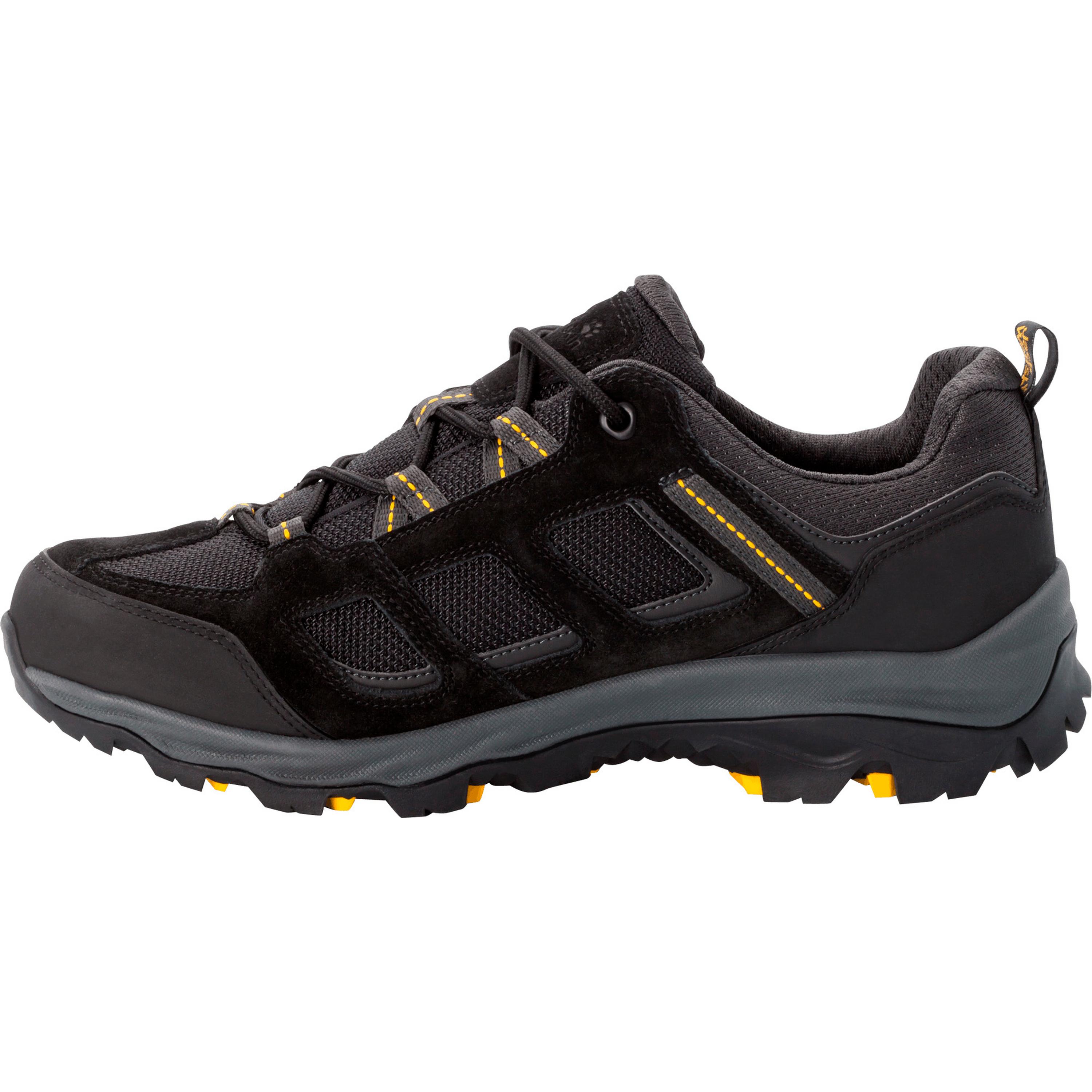 Jack Wolfskin Vojo 3 Texapore Low Men Wasserdichte Wanderschuhe mit Leder Männer 39.5 grün khaki / phantom