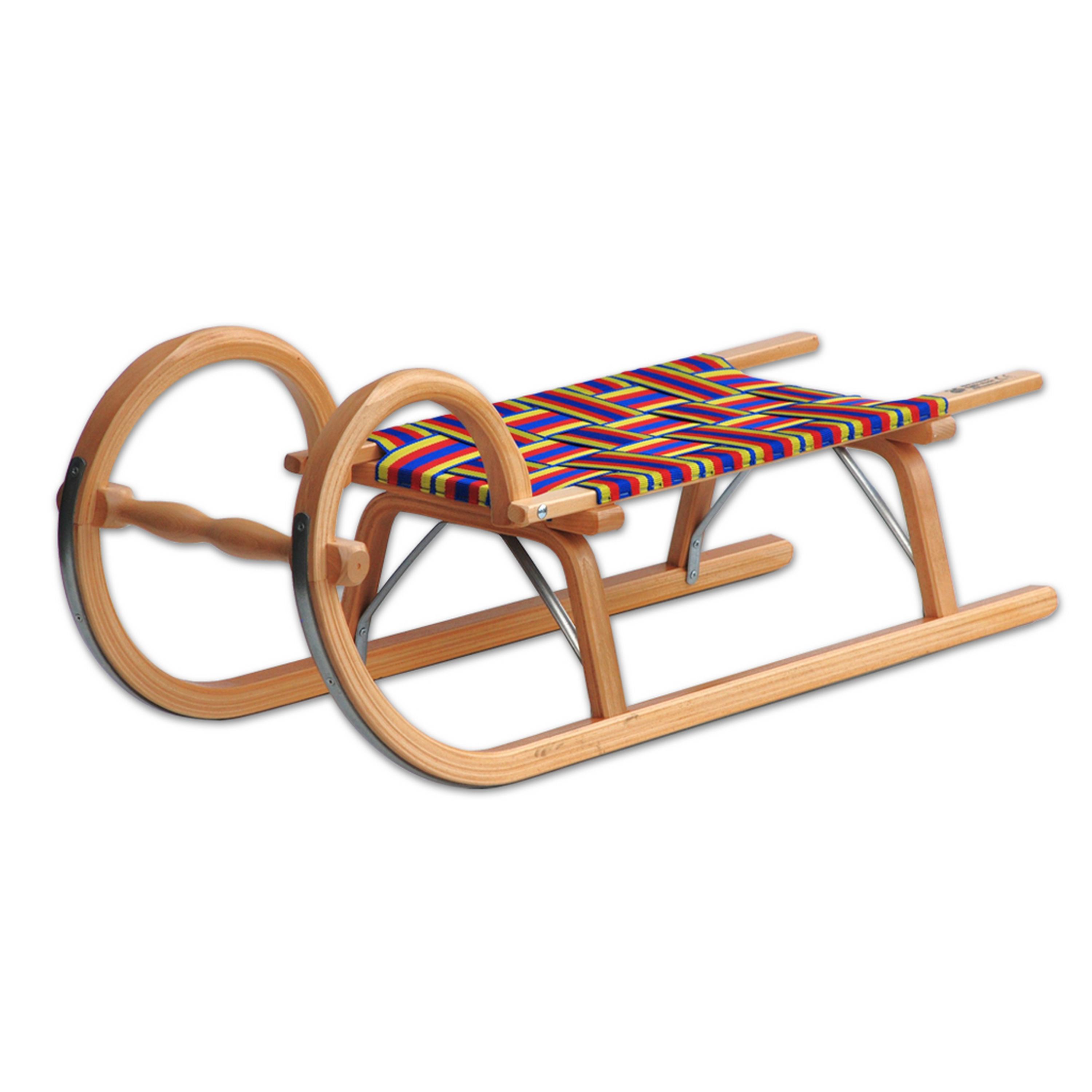 Ress Gebirgs-Rodelschlitten Gurtsitz 100 cm Schlitten