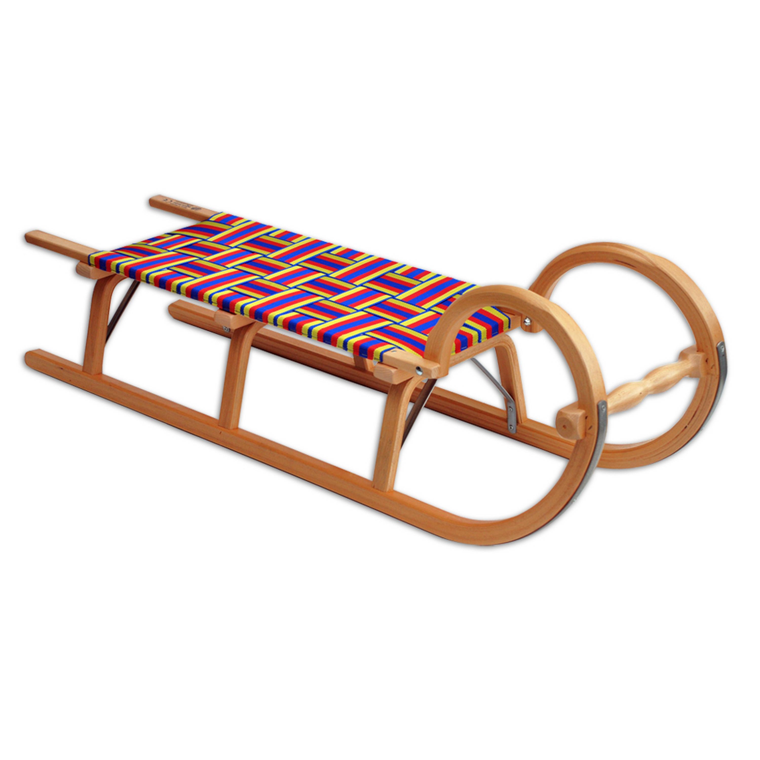 Ress Gebirgs-Rodelschlitten Gurtsitz 115 cm Schlitten