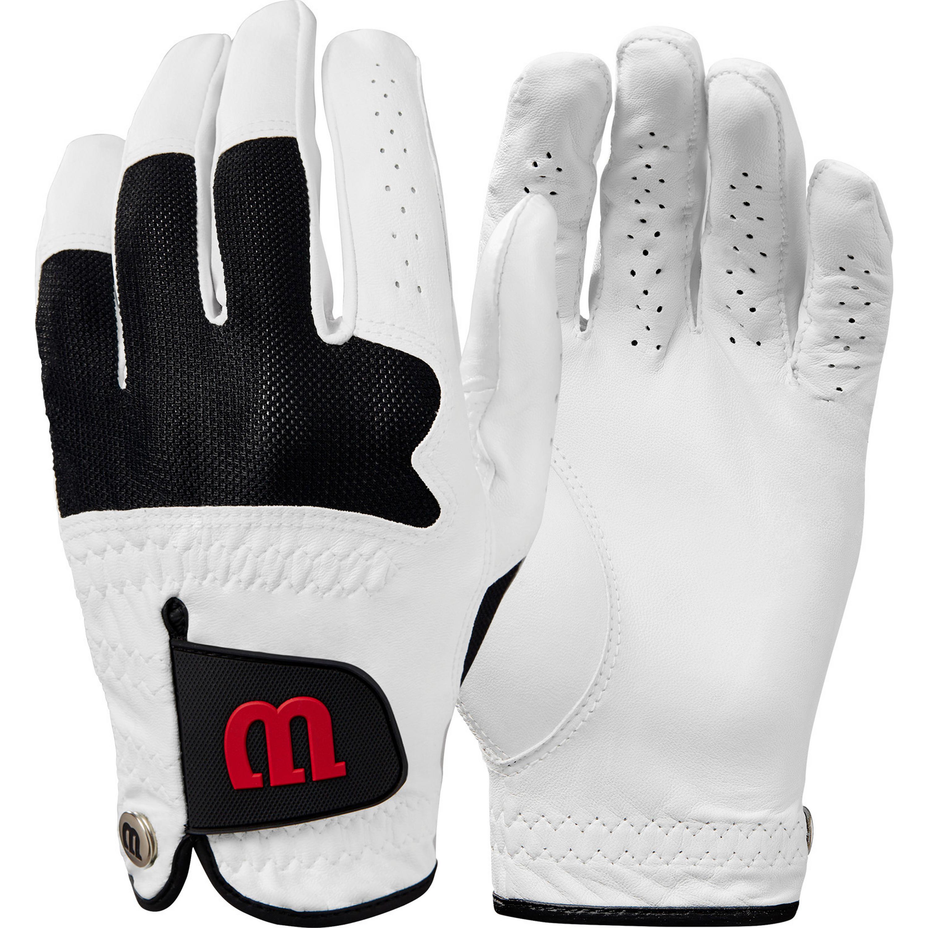 Wilson Advantage 2 PK Leather Fingerhandschuhe Herren