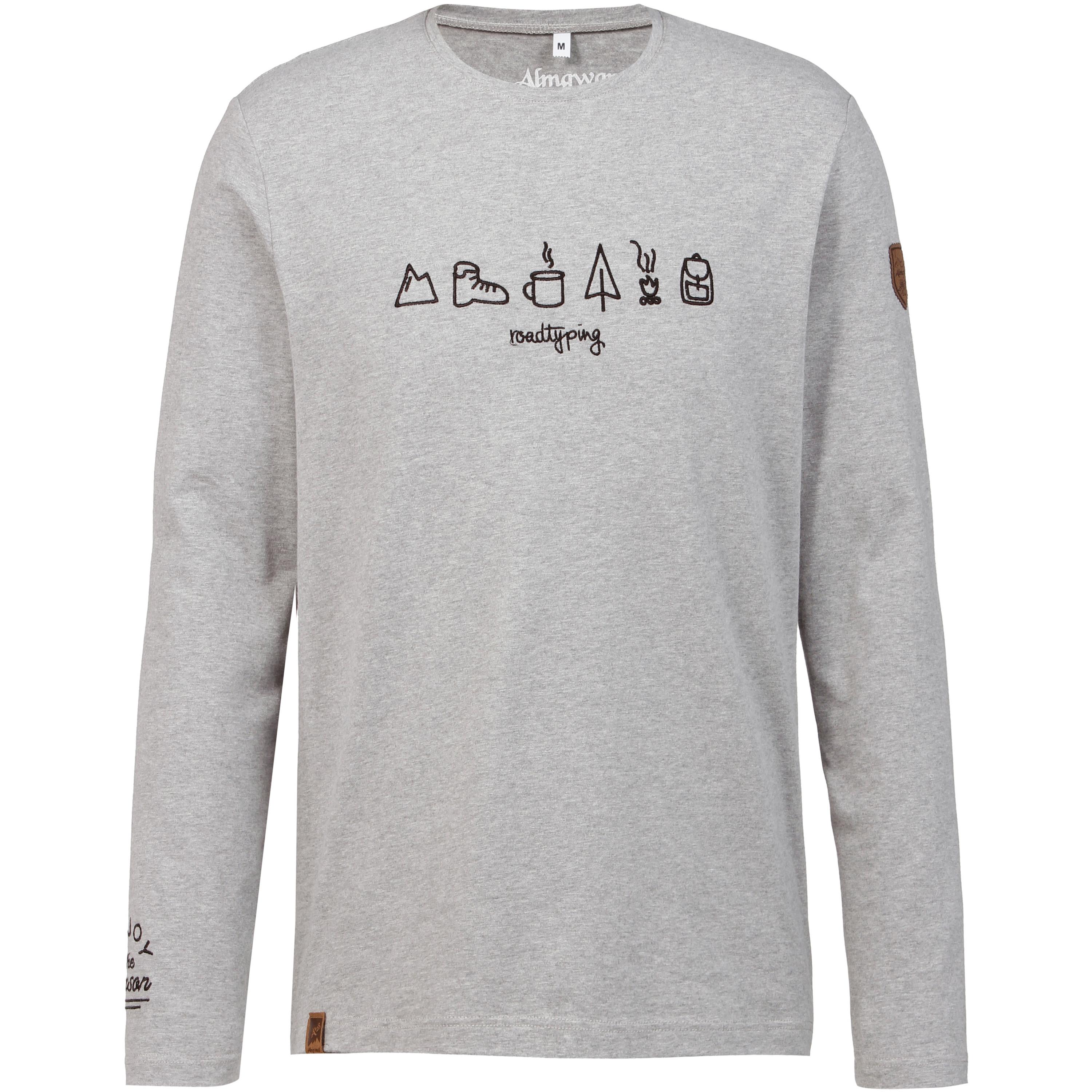 Almgwand Lechaschaueralm Langarmshirt Herren