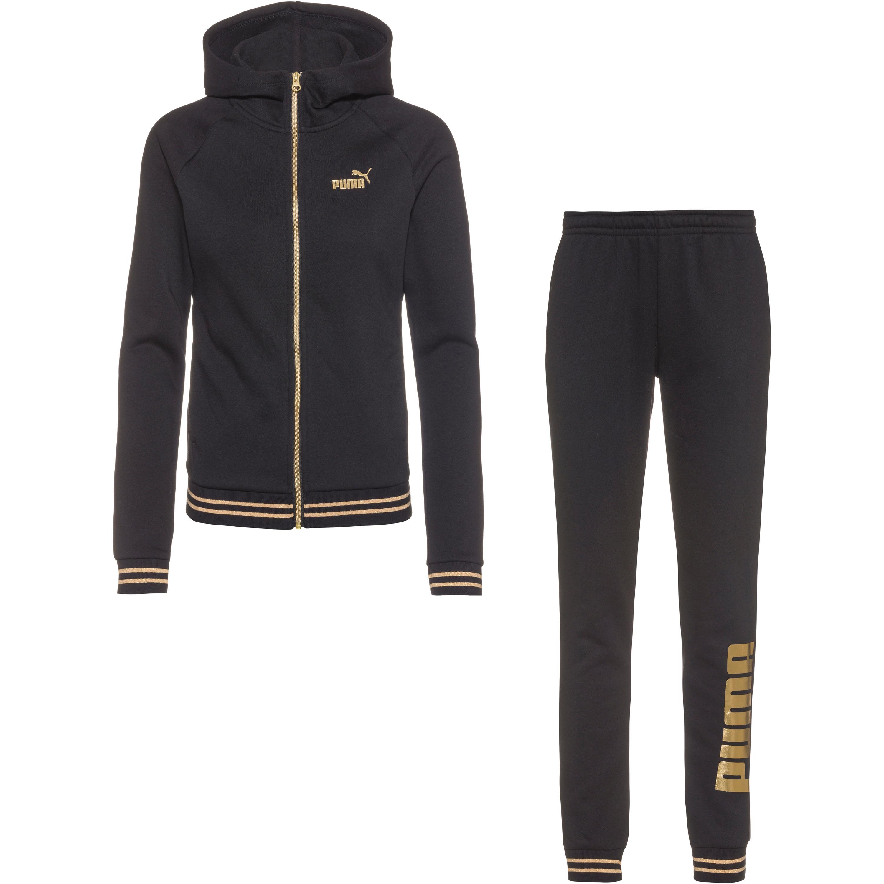 PUMA Gold Metallic Trainingsanzug Damen