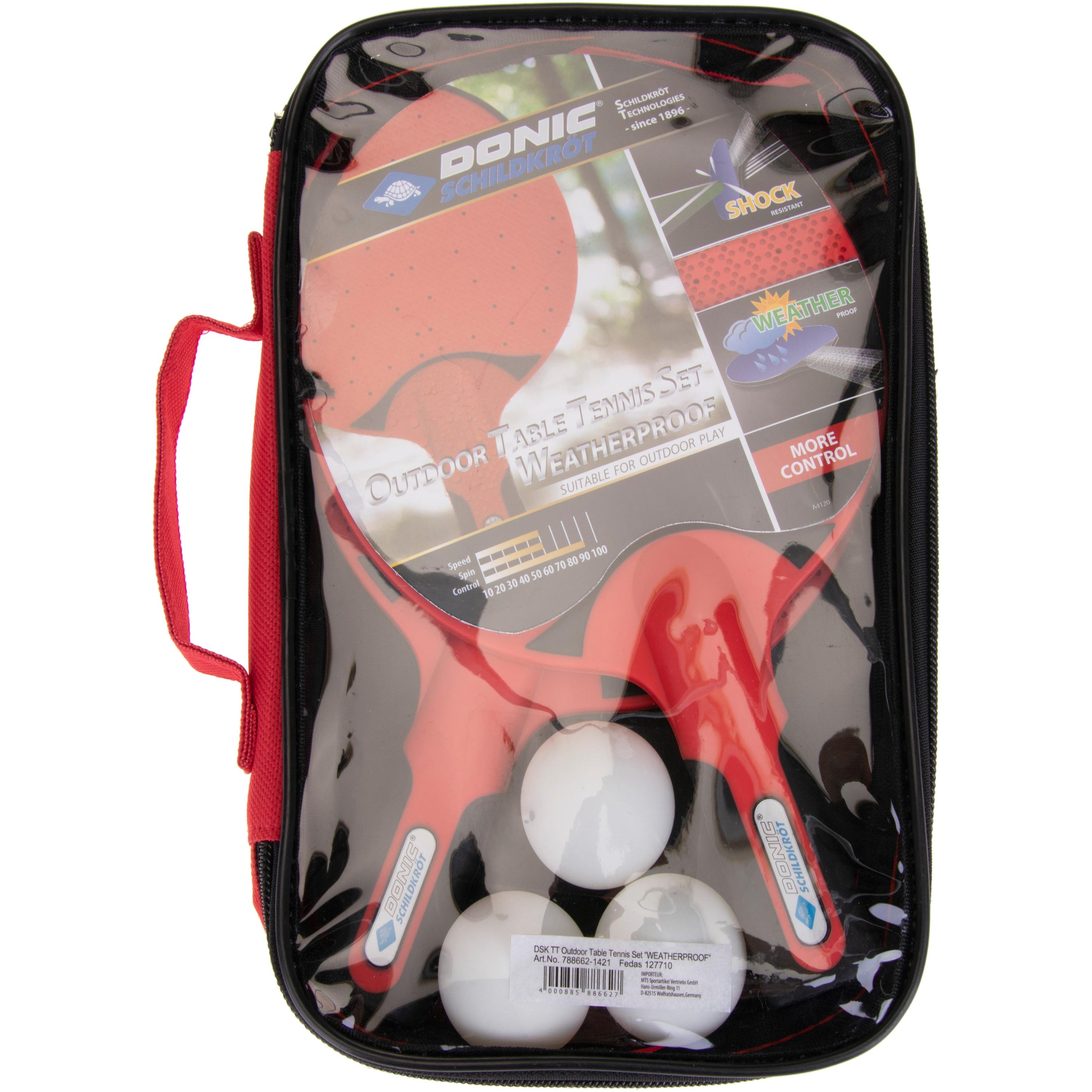 Donic-Schildkröt TT 2er Set Outdoor weatherproof Tischtennis Set