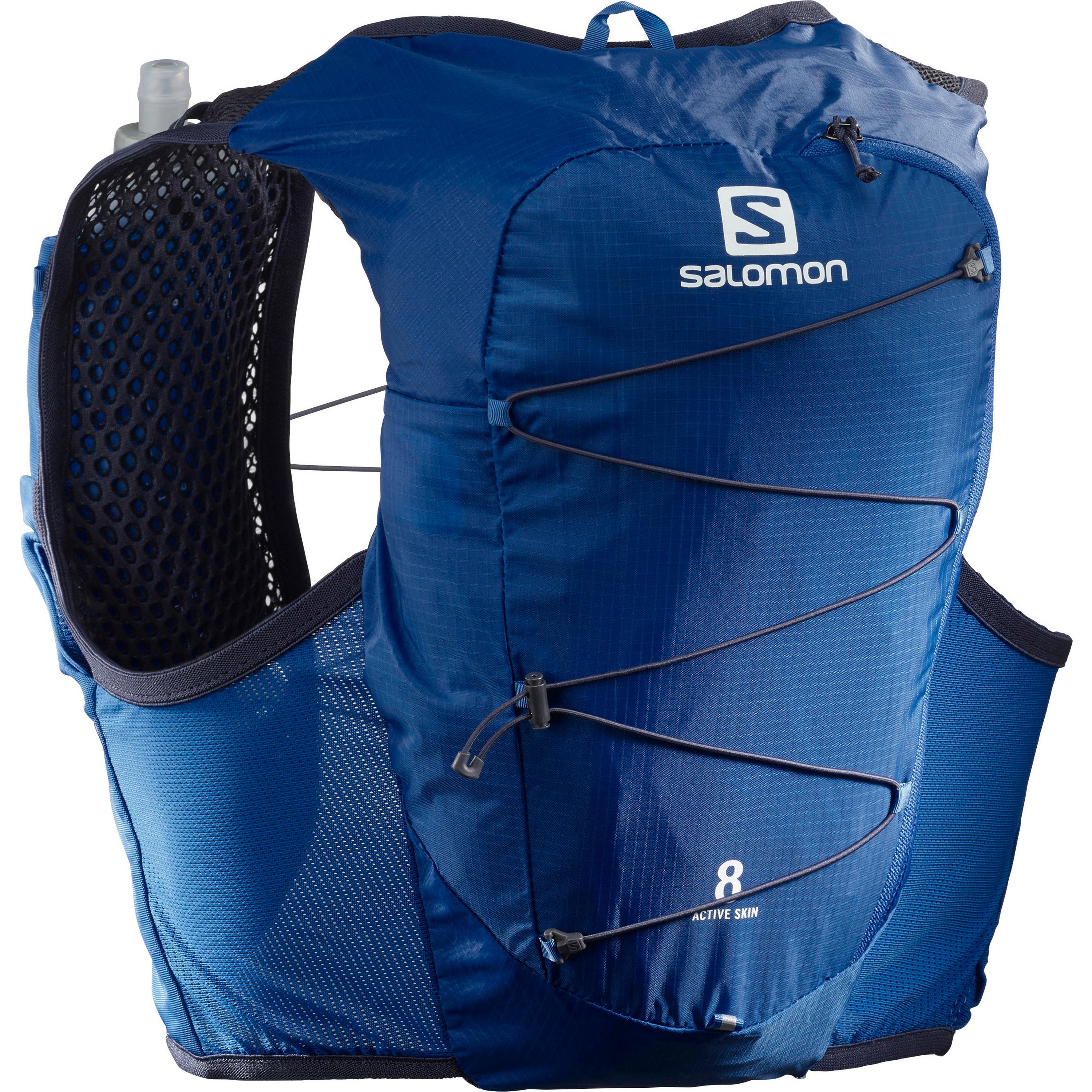 Salomon ACTIVE SKIN 8 SET NAUTICAL BLUE/MOOD IND Trinkrucksack