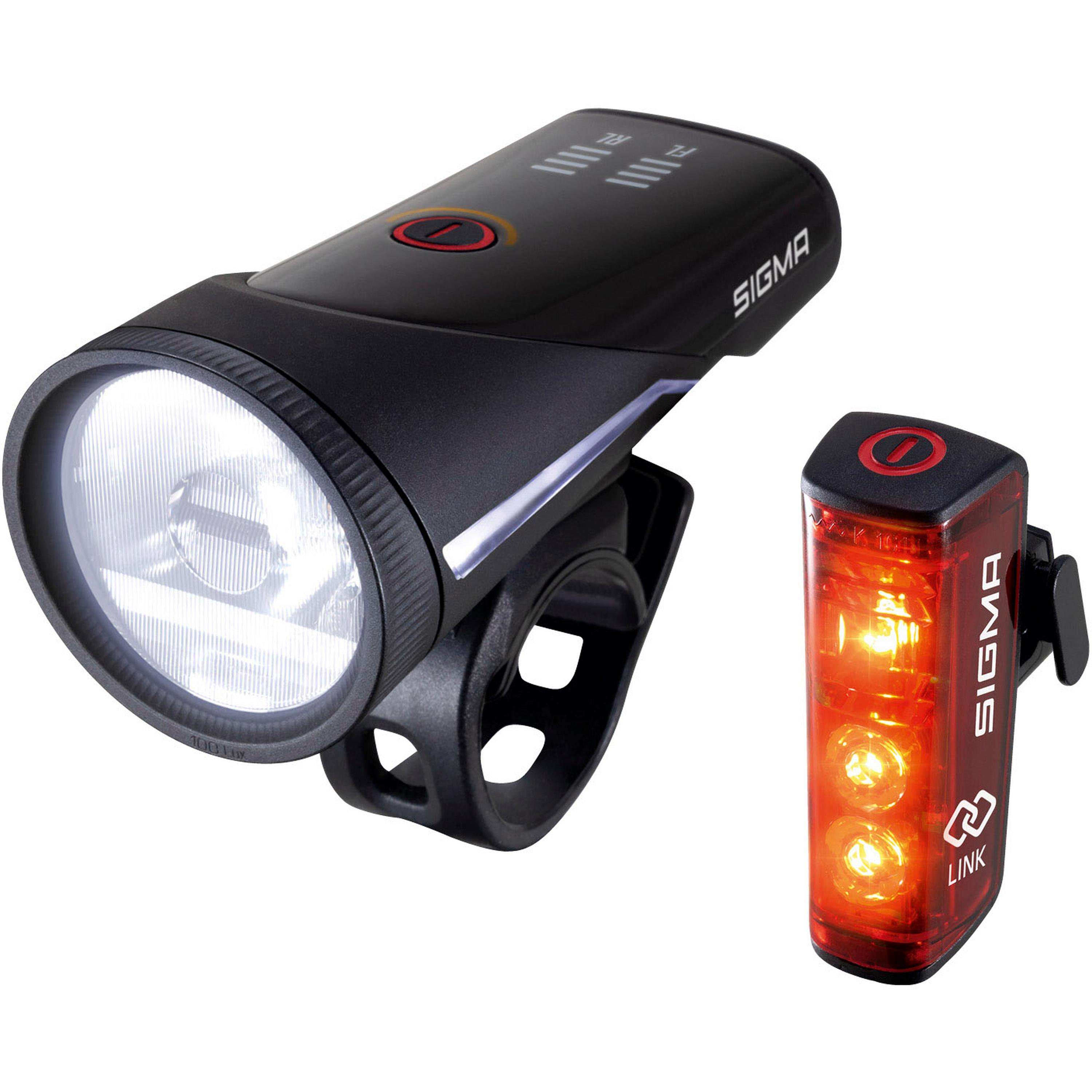 SIGMA Aura 100 Set mit Blaze Link Fahrradbeleuchtung