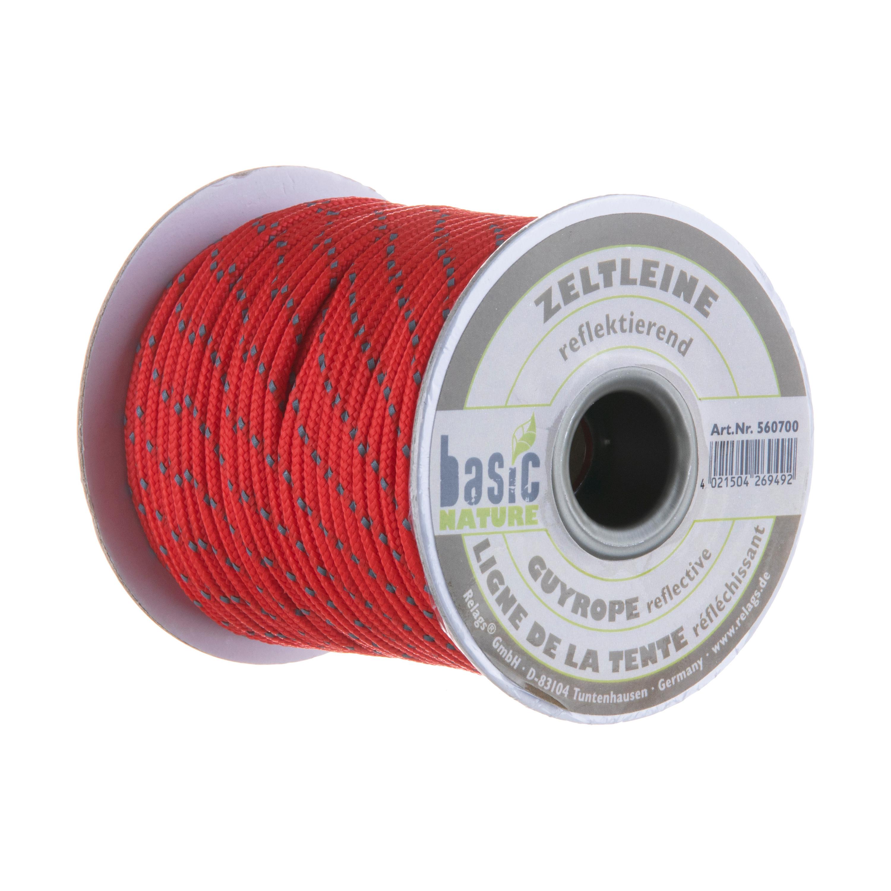 Basic Nature Zeltleine reflektierend 30 m Zubehör