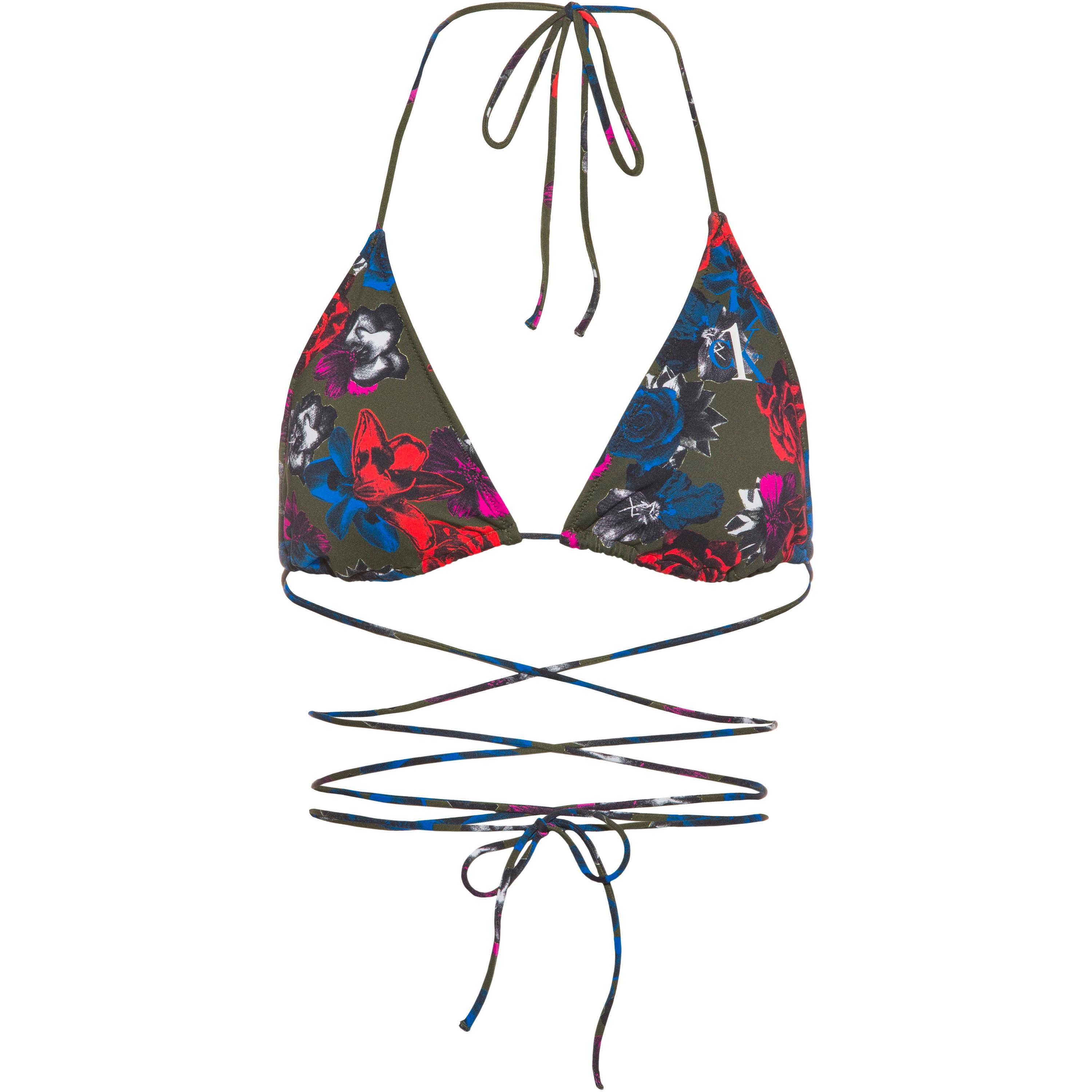 Calvin Klein TRIANGLE-RP-PRINT Bikini Oberteil Damen