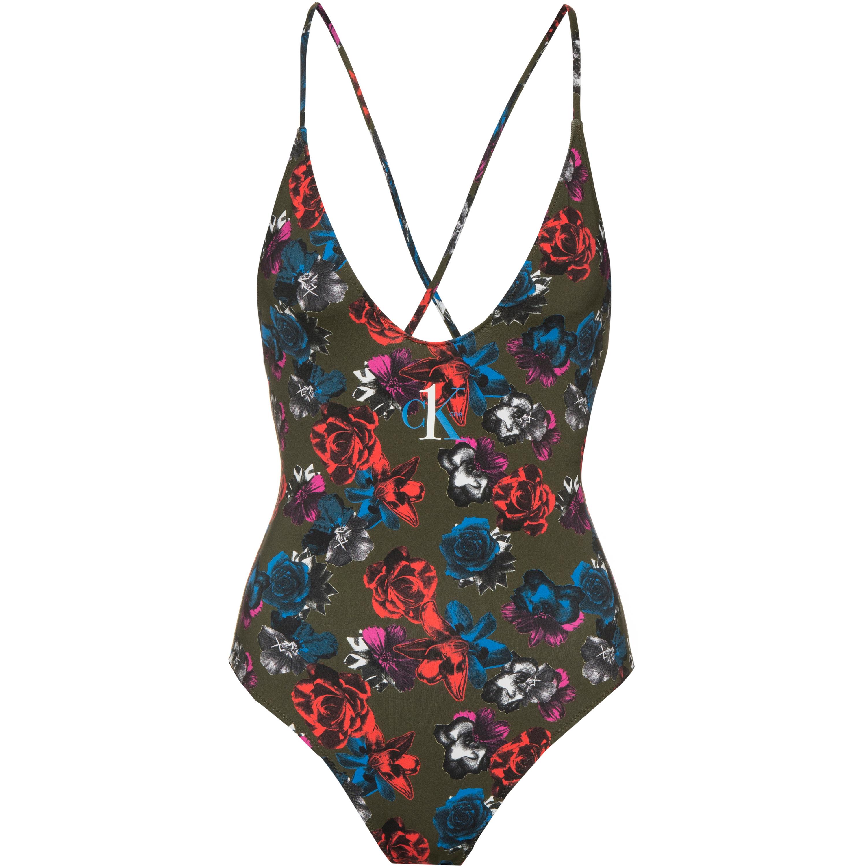 Calvin Klein PLUNGE ONEPIECE Badeanzug Damen