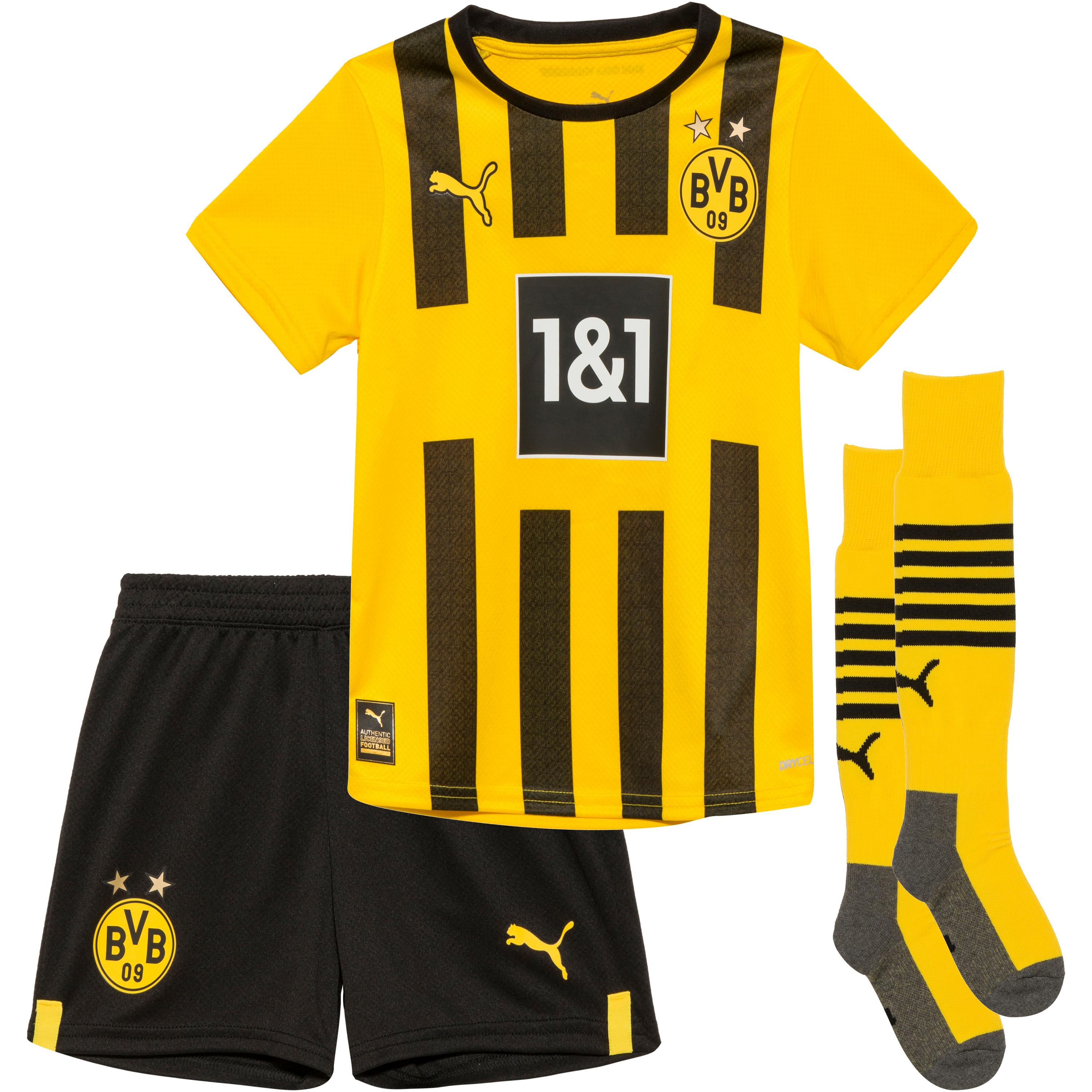 PUMA Borussia Dortmund 22-23 Heim Minikit Trainingsanzug Kinder