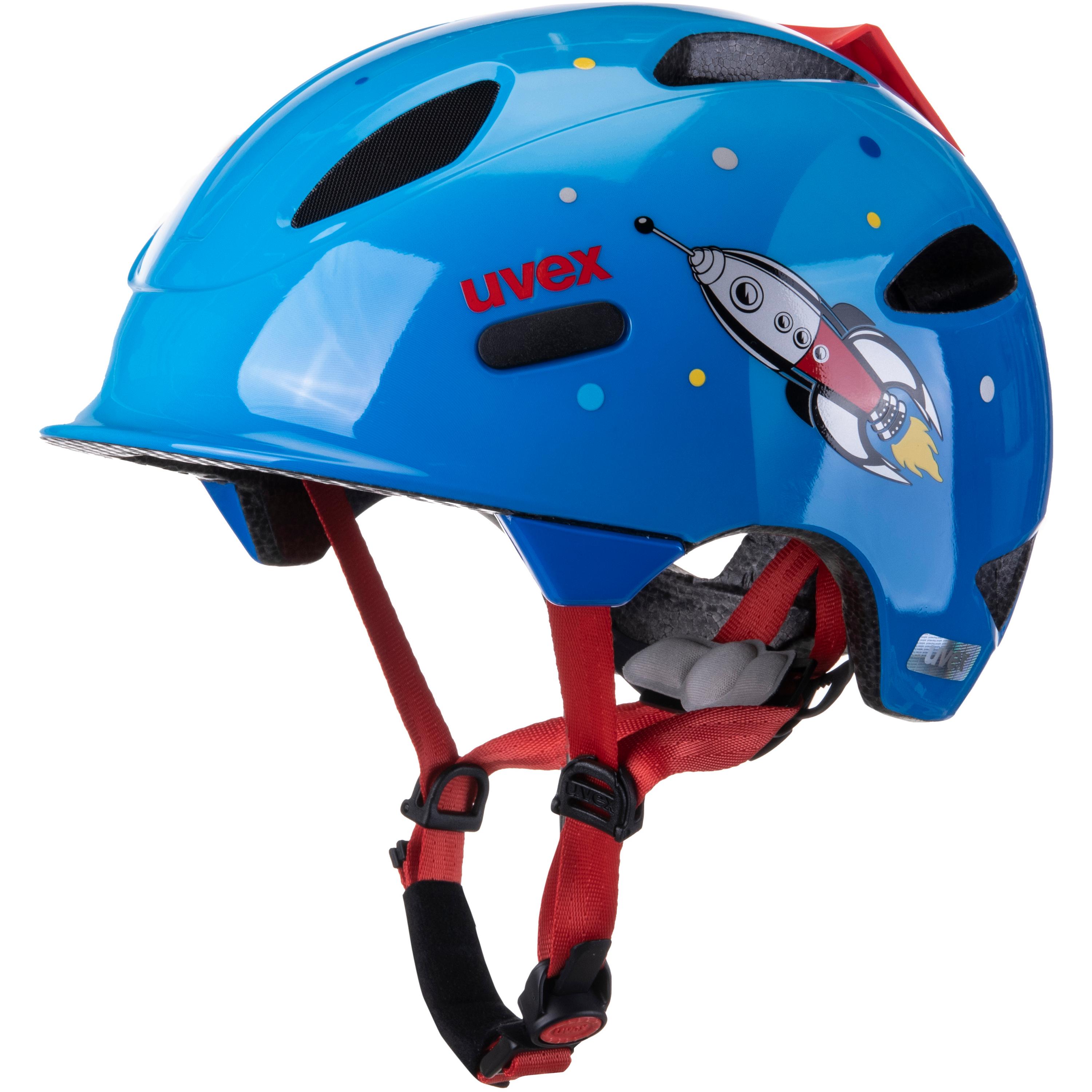 Uvex oyo style blue rocket Fahrradhelm Kinder