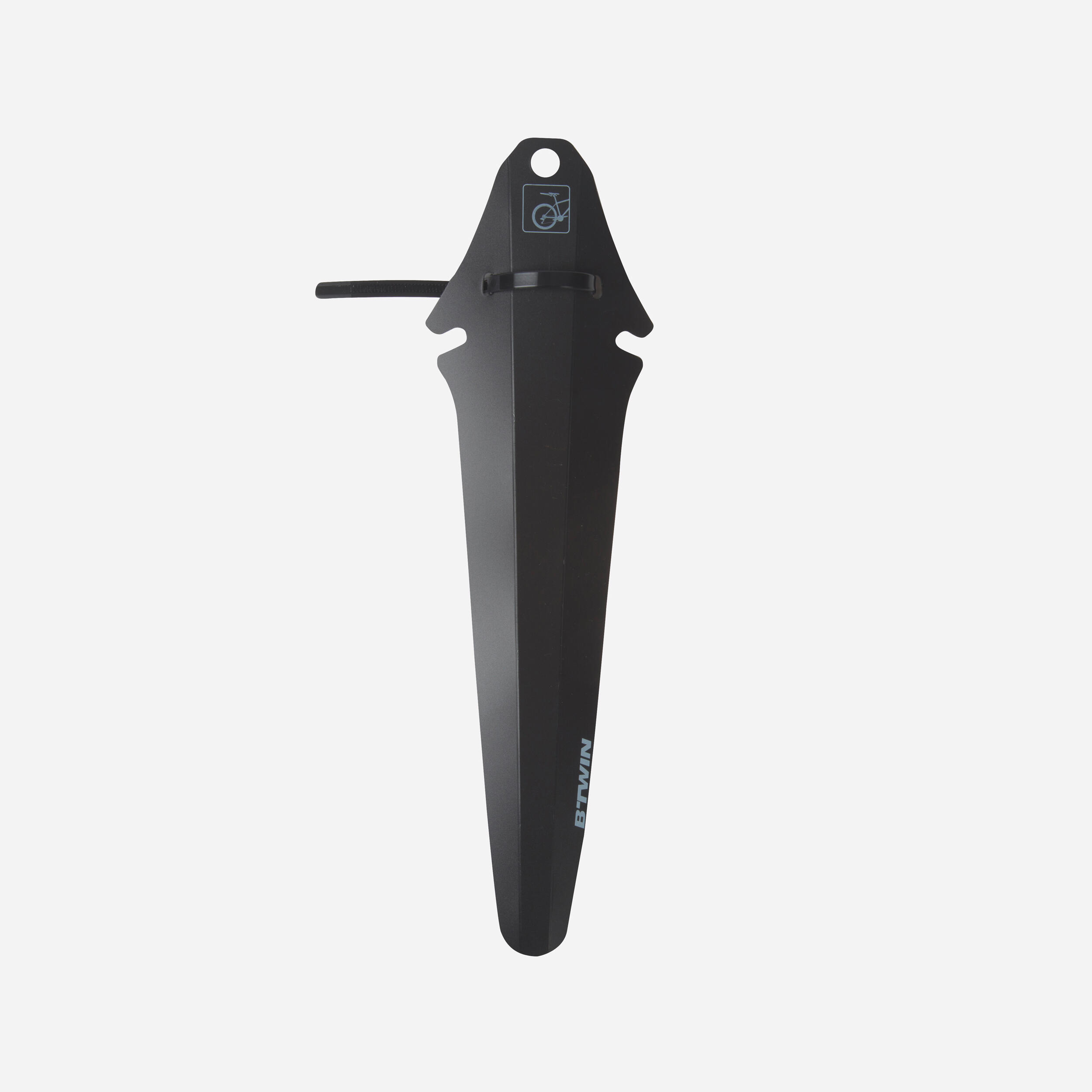 Btwin Sattel-Schutzblech Mudguard Rennrad schwarz