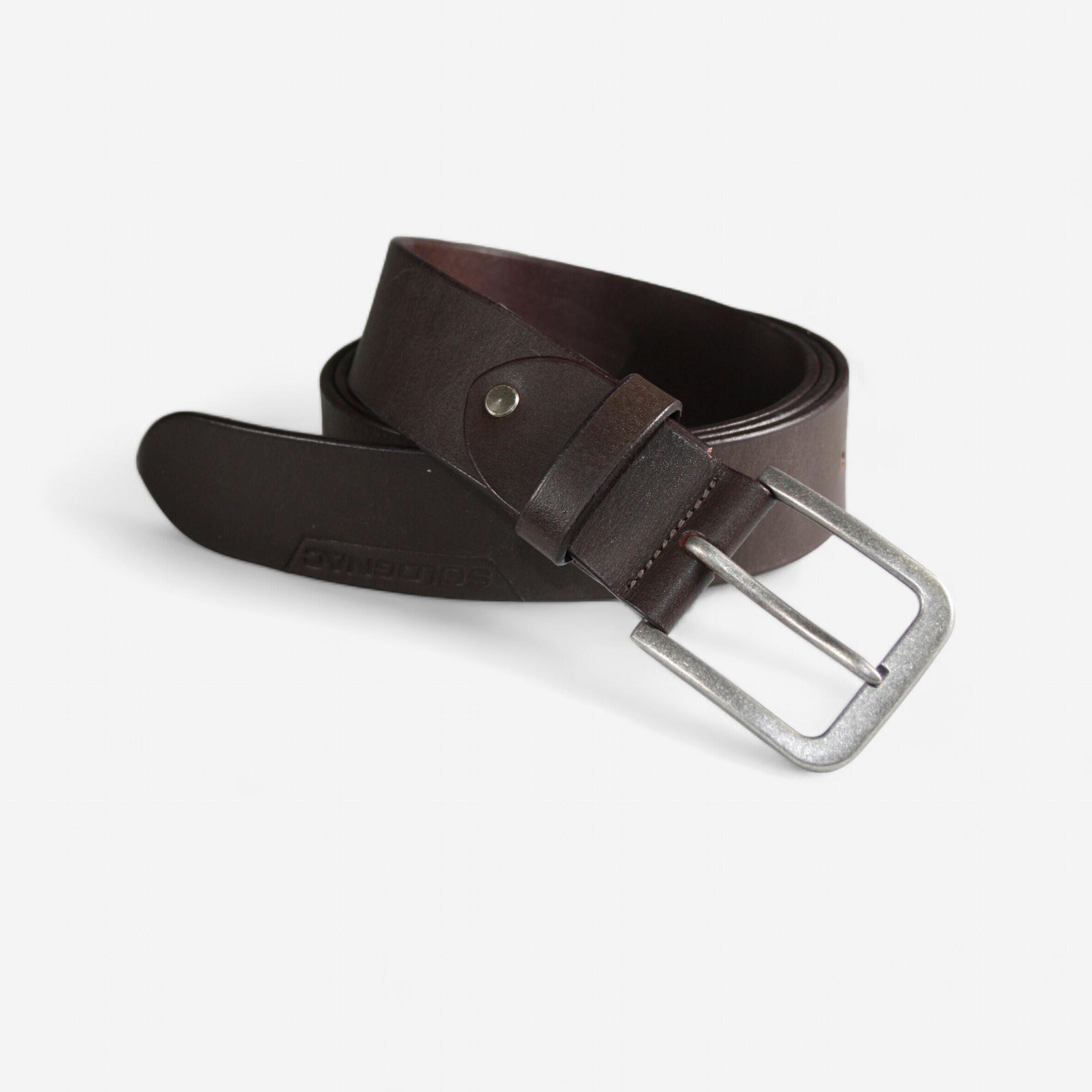 Solognac Ledergürtel 500 robust 135 cm braun