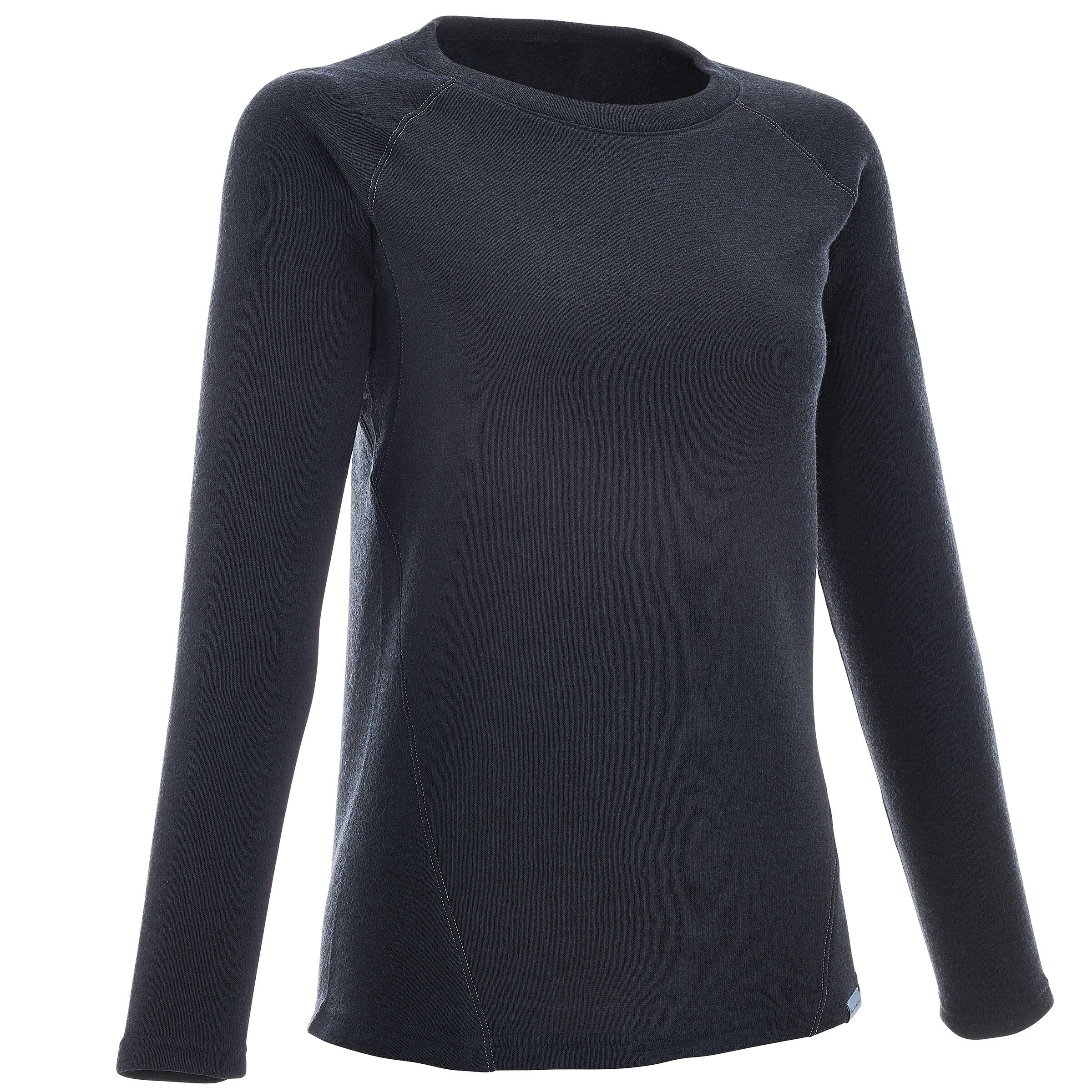 Quechua Longsleeve Pullover Naturwandern NH100 Damen marineblau