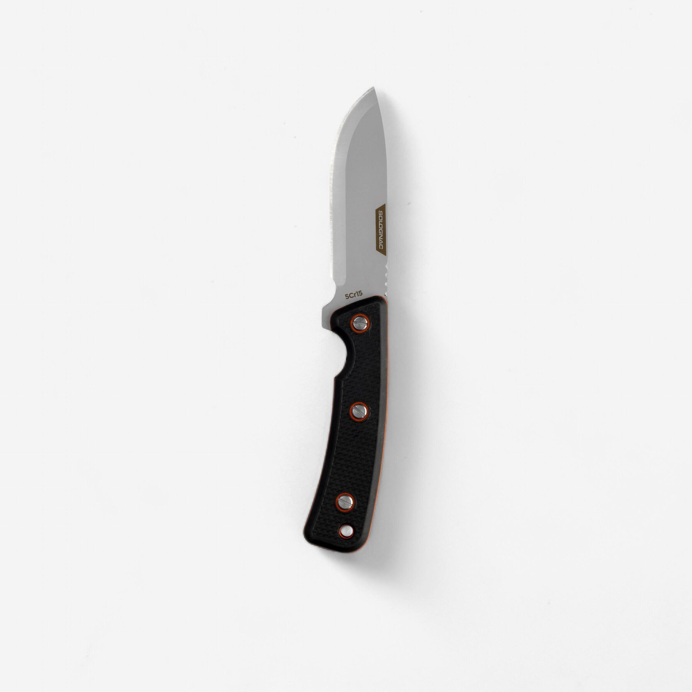 Solognac Jagdmesser SIKA 90 feststehend 9 cm Grip schwarz
