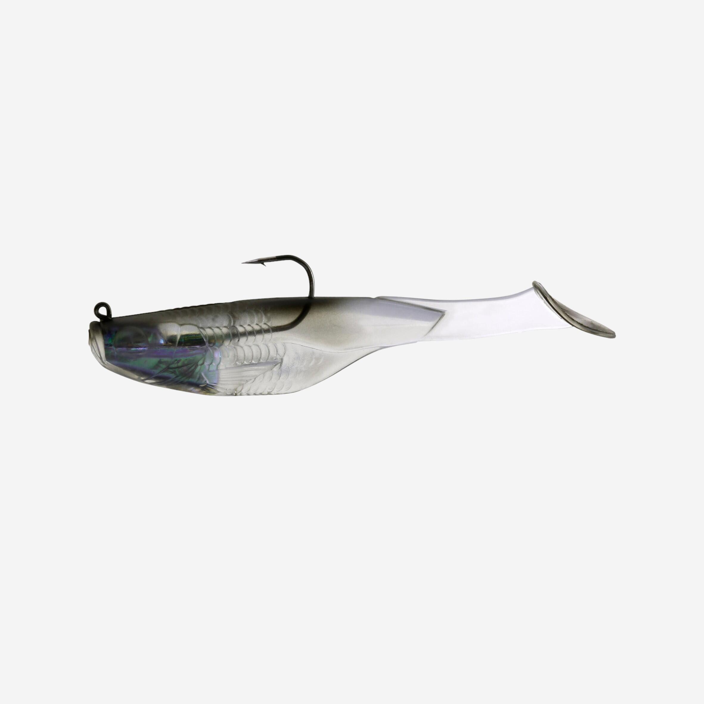 Caperlan Gummiköder Chelt 10 cm schwarzer Rücken