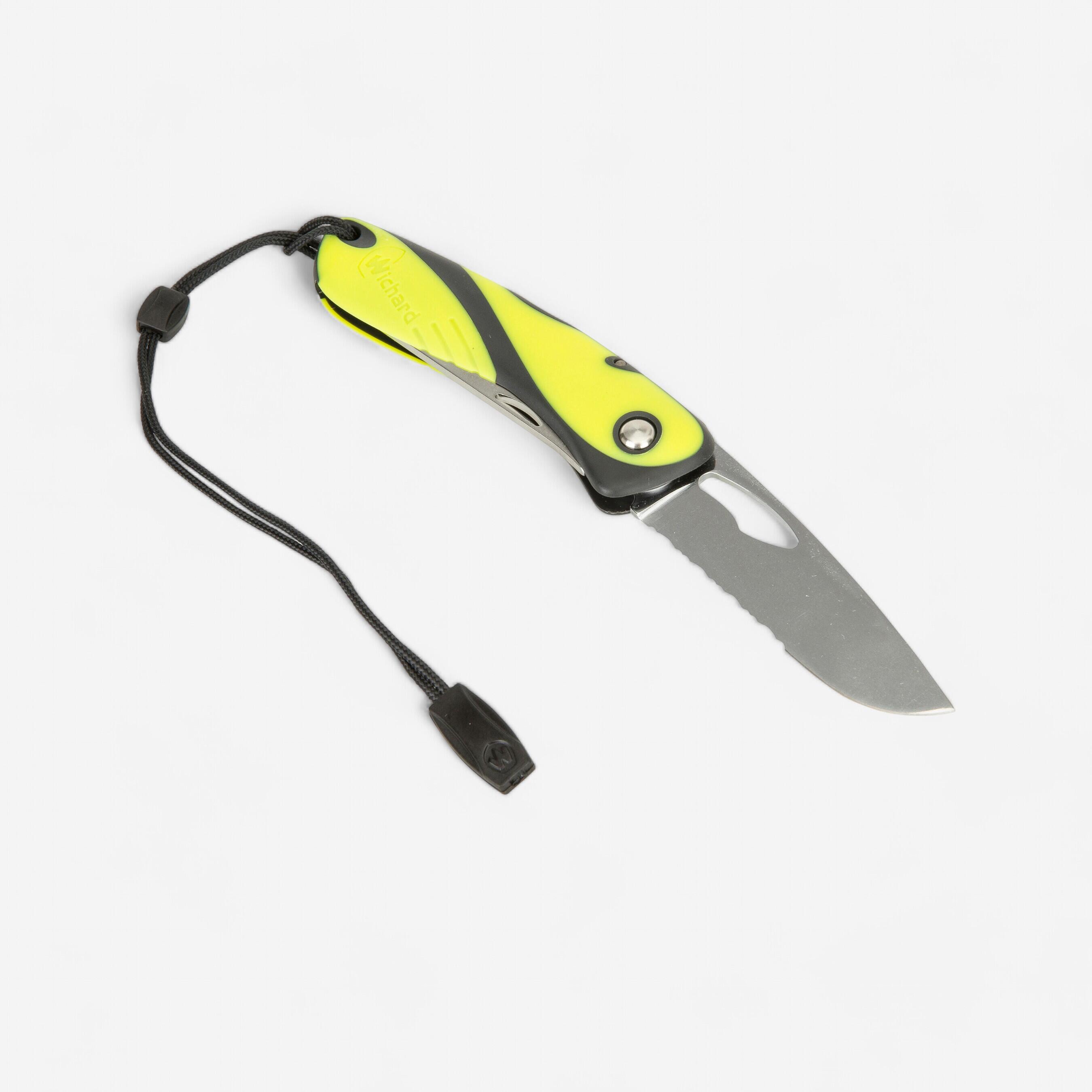 Wichard Segelmesser Schäkelöffner Marlspieker schwarz/gelb