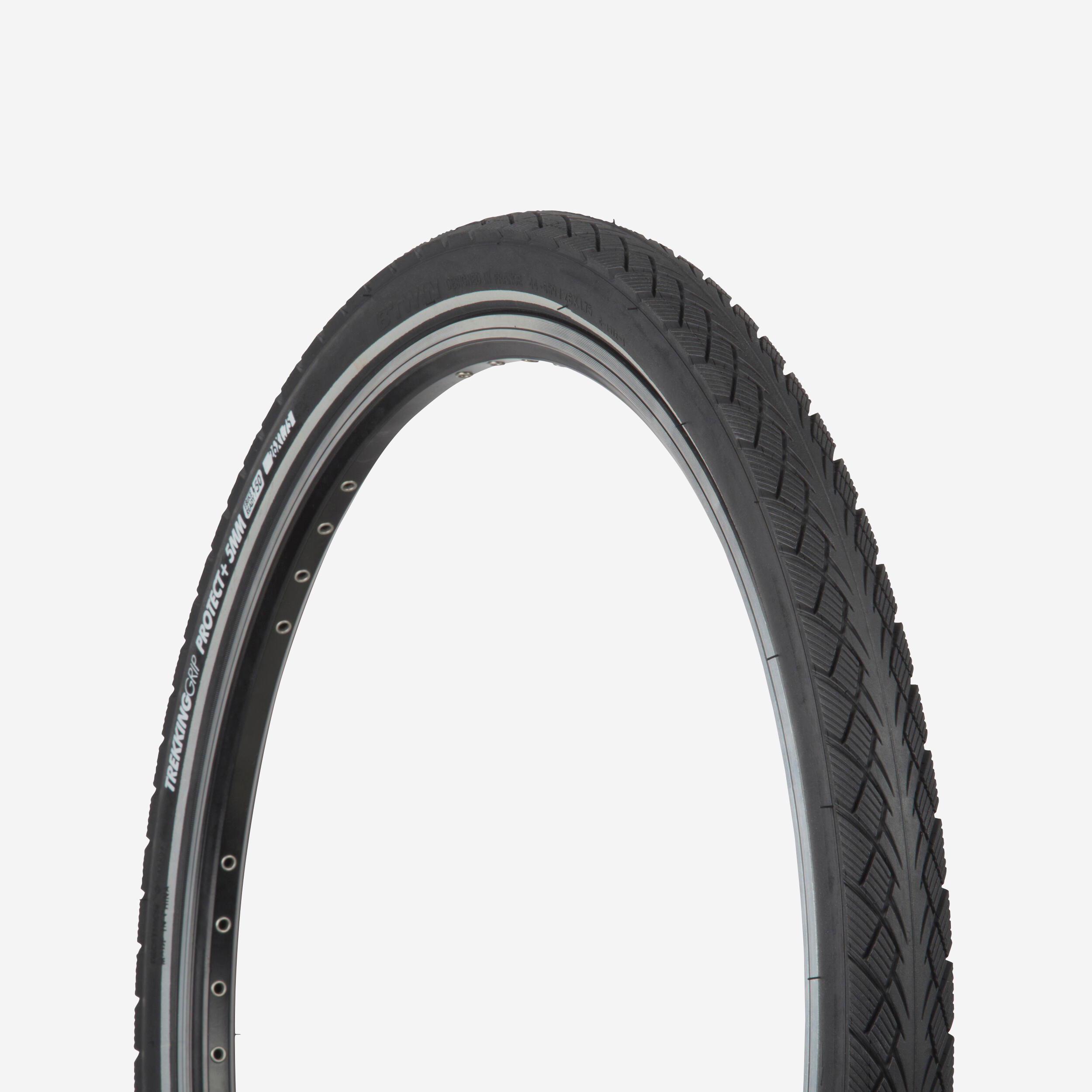 Btwin Fahrradreifen Trekking 9 Grip 26 × 1,75 Protect+ E-Bike-ready