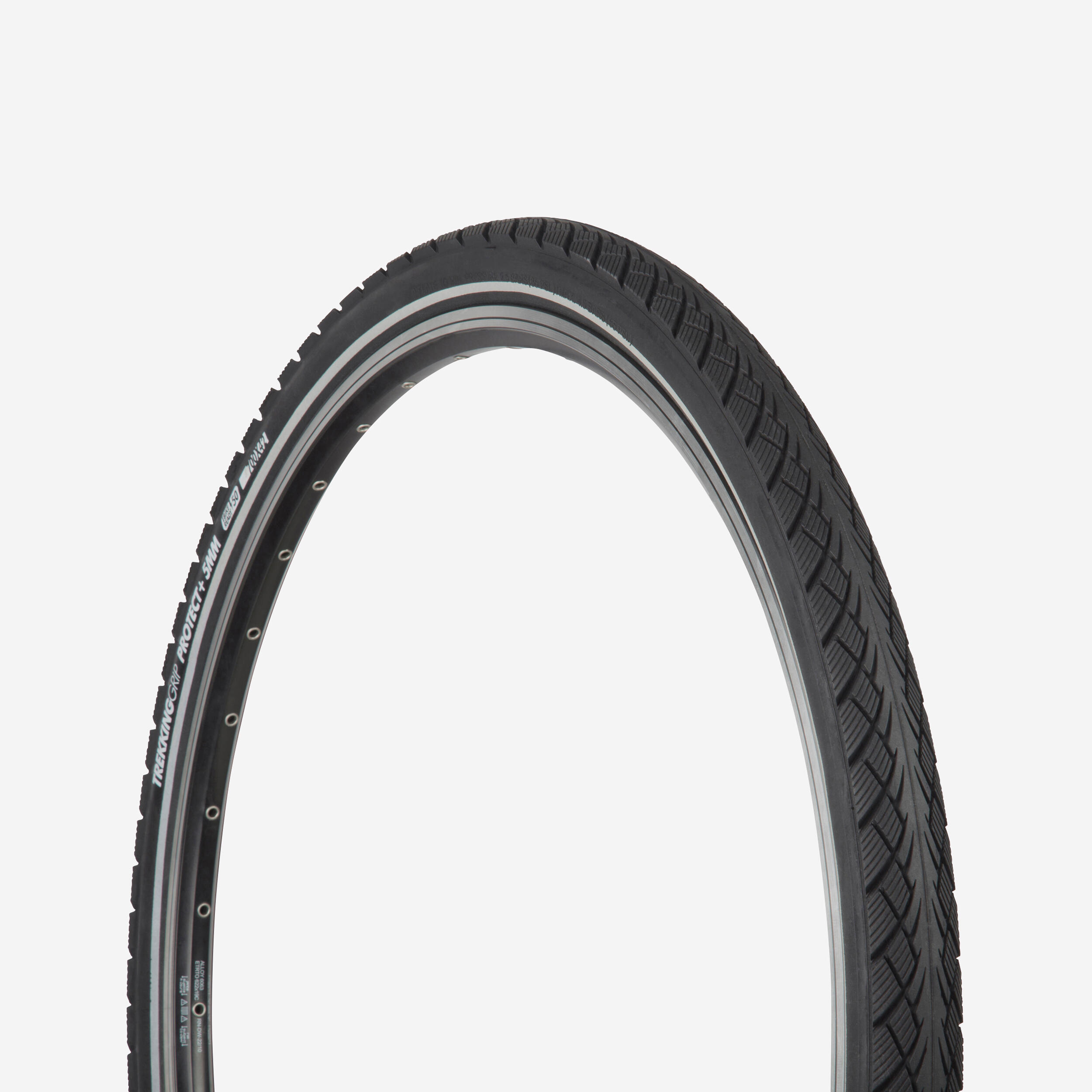 Btwin Fahrradreifen Trekking 9 Grip 700 × 42 Protect+ E-Bike ready / ETRTO 42-622