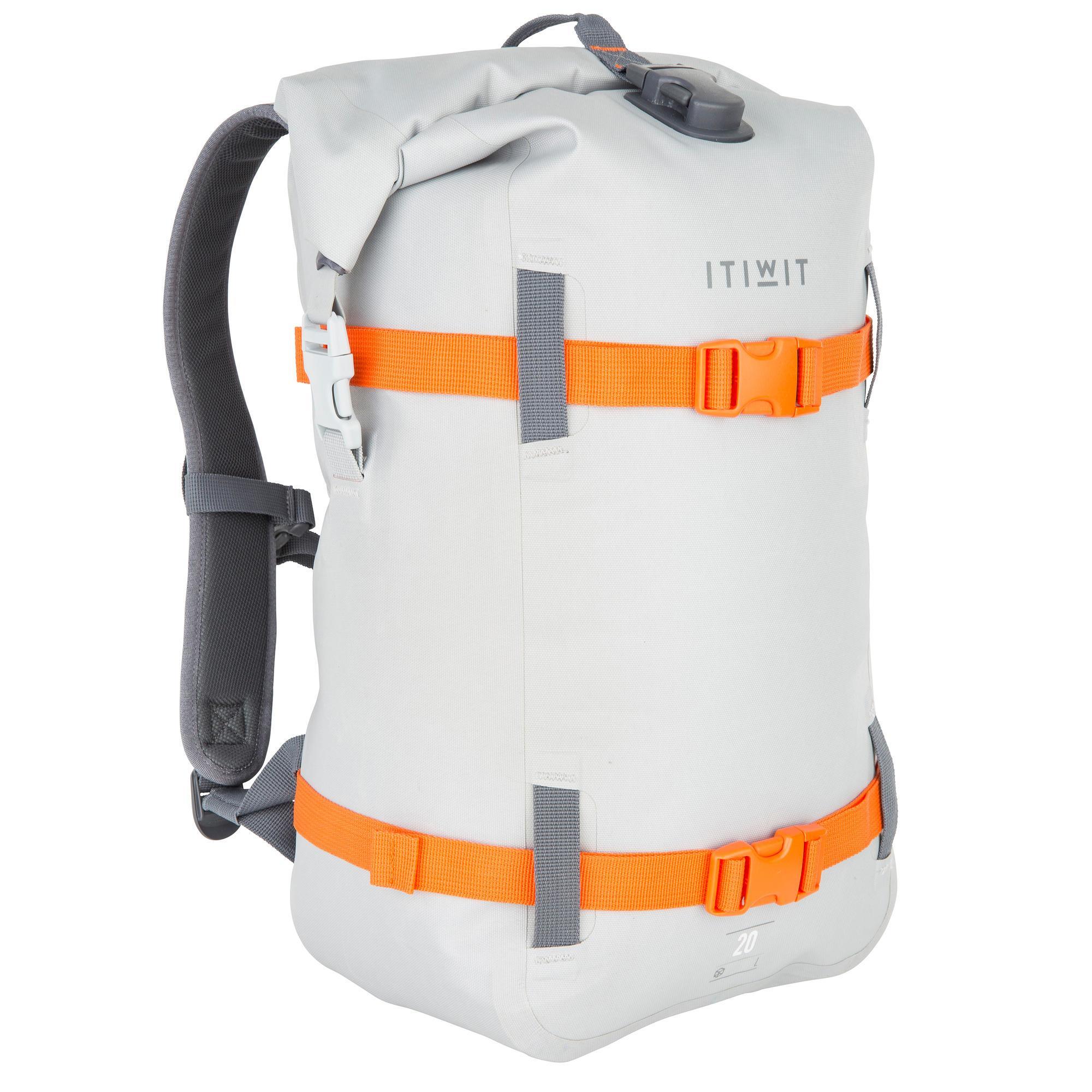 Itiwit Wasserfester Rucksack 20 L dunkelgrau