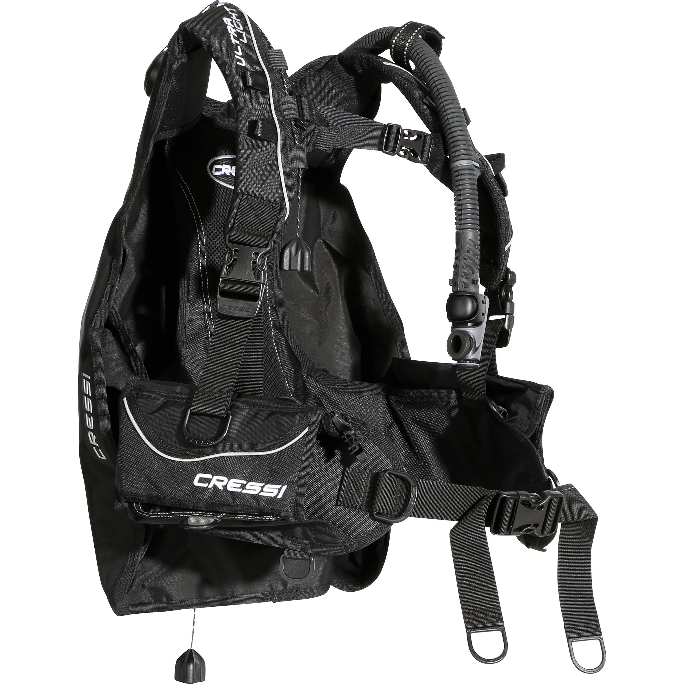 Cressi Tarierweste Ultralight für Tauchreisen schwarz