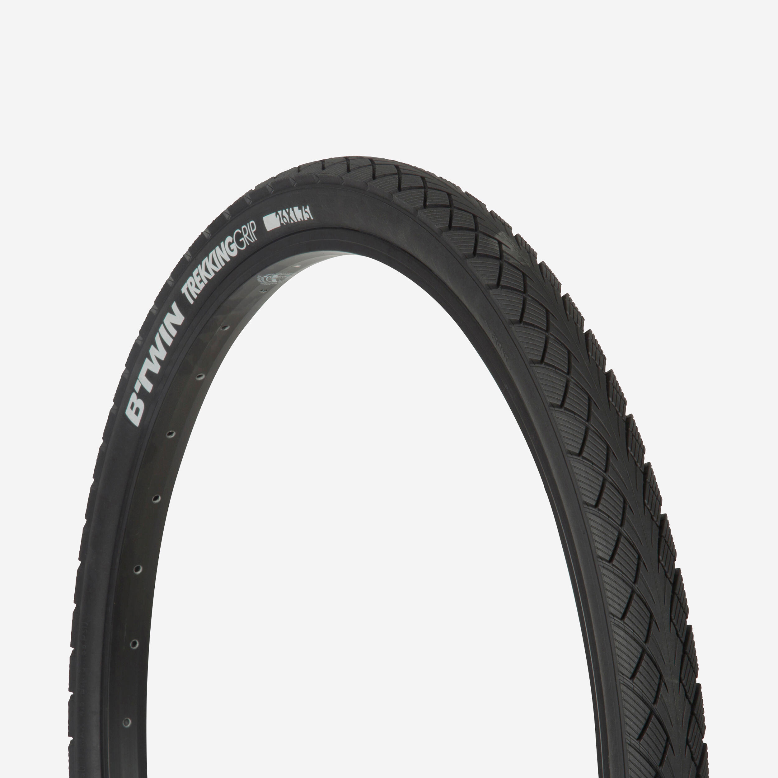 Btwin Fahrradreifen Trekking 1 Grip 26 × 1,75