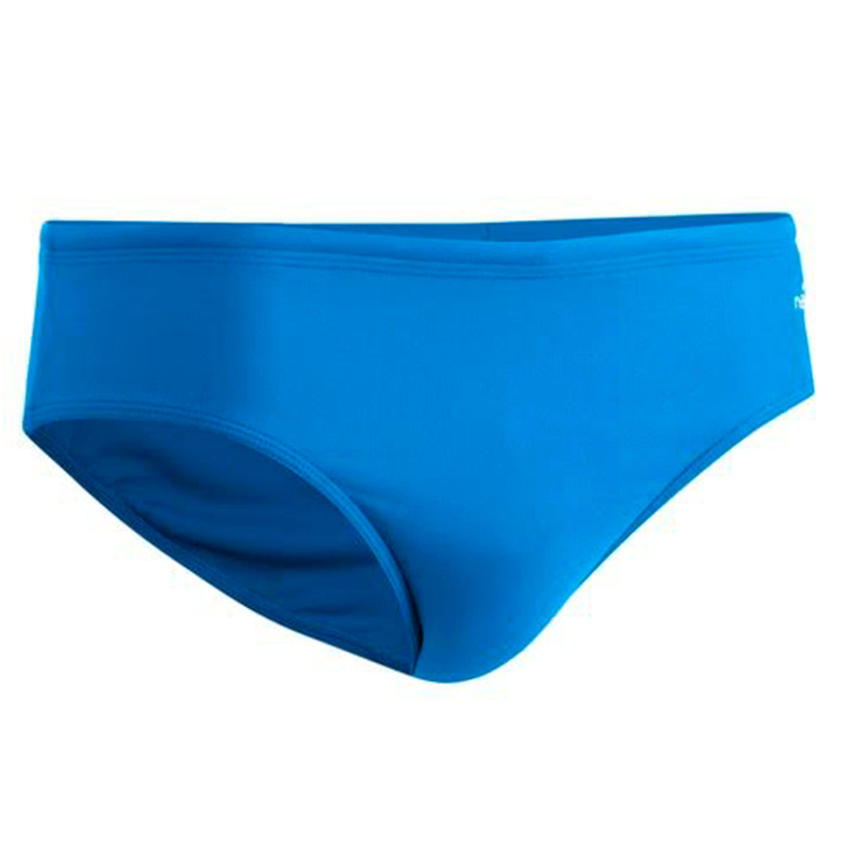 Nabaiji Badehose Slip 100 Basic Herren blau